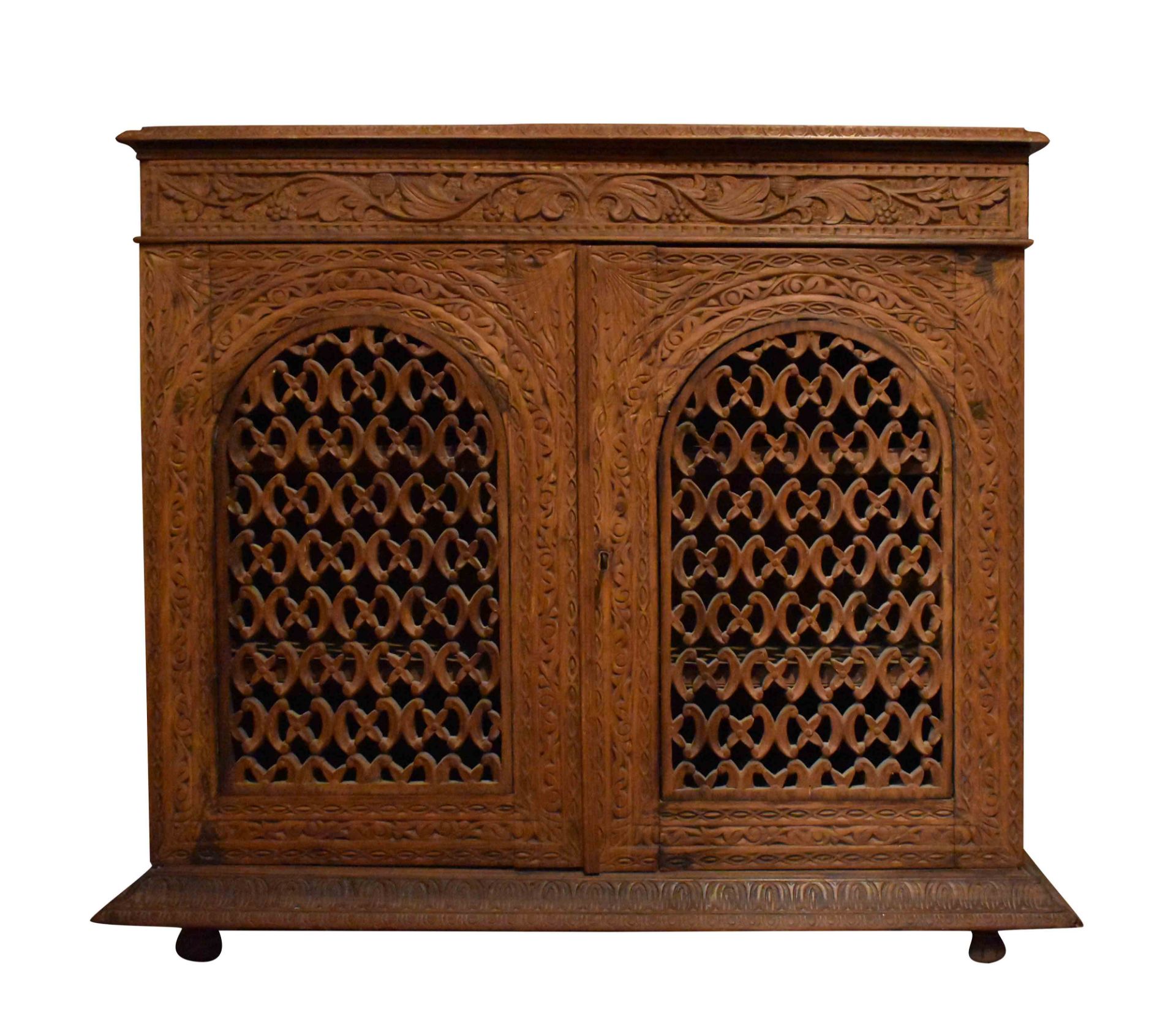 Anglo - Indian carved cabinet circa 1850/60