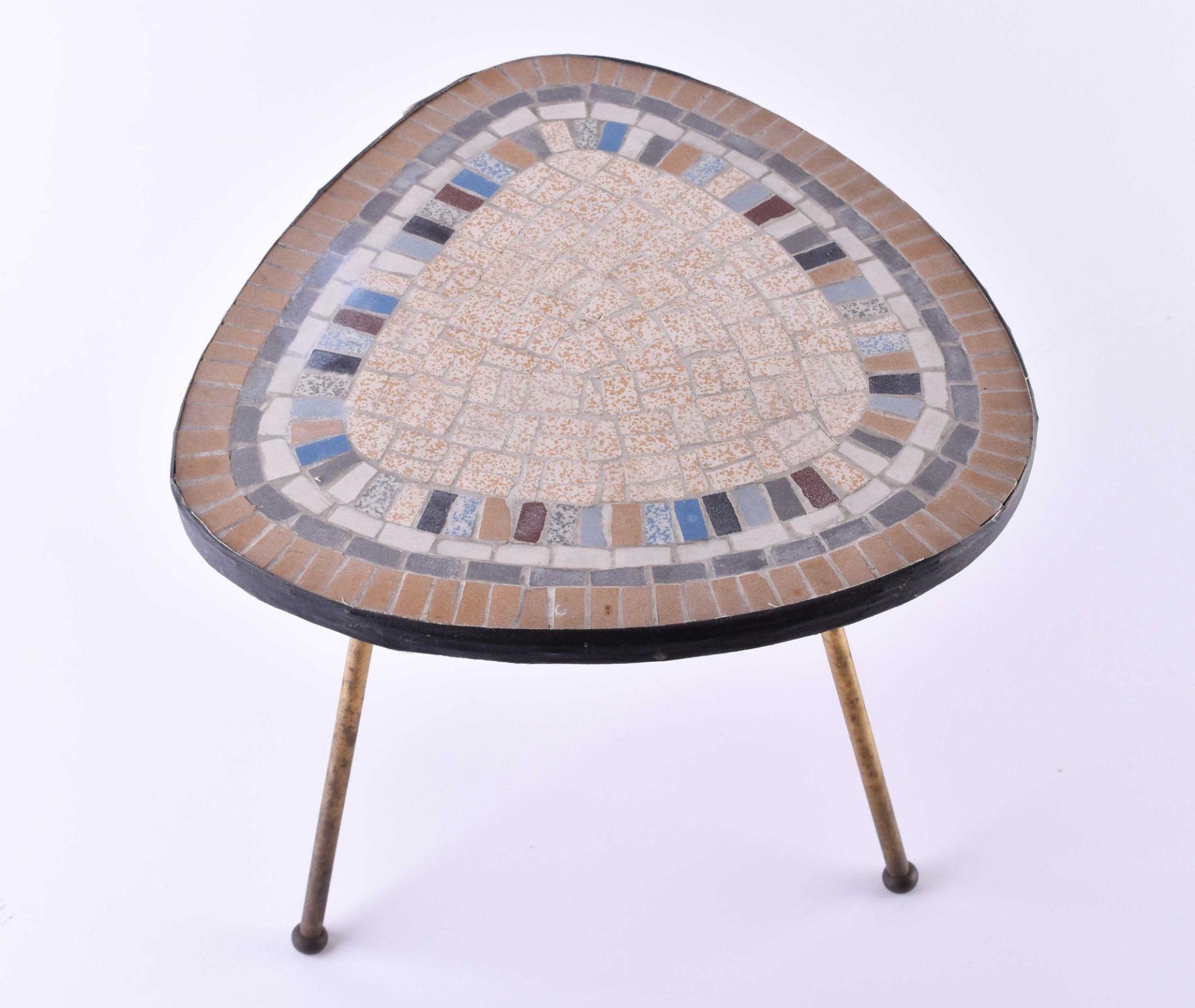 Mosaic side table Germany, 50s - Image 2 of 3