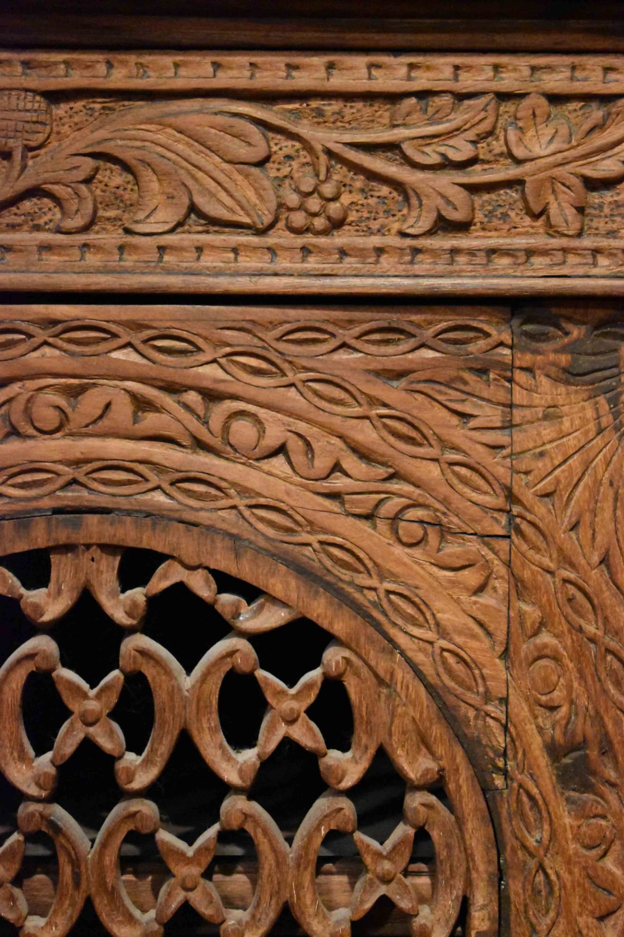 Anglo - Indian carved cabinet circa 1850/60 - Image 3 of 4