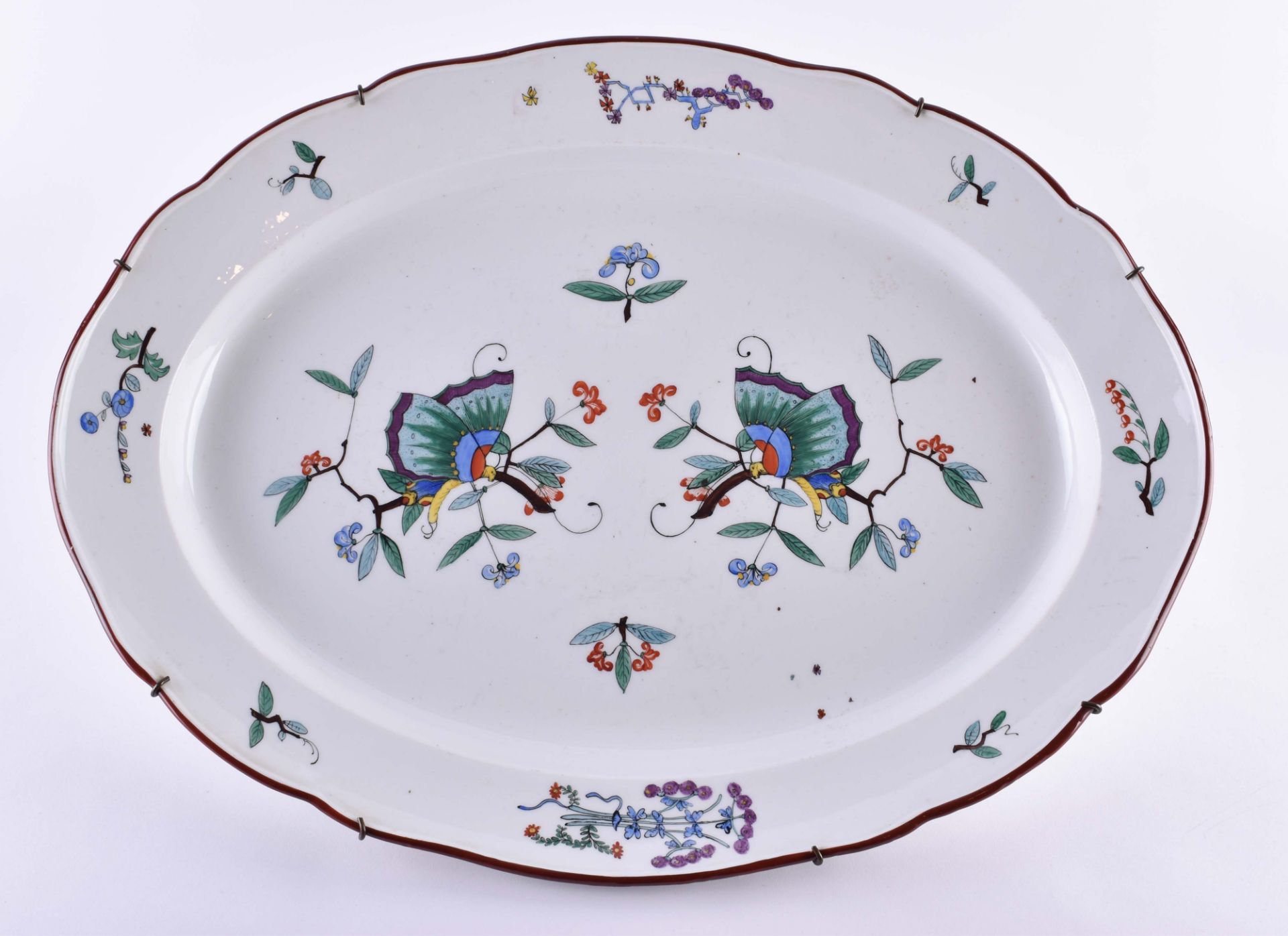 Large Meissen 19th century platter