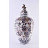 large Delft cashmere floor vase, early 18th century