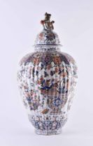 large Delft cashmere floor vase, early 18th century