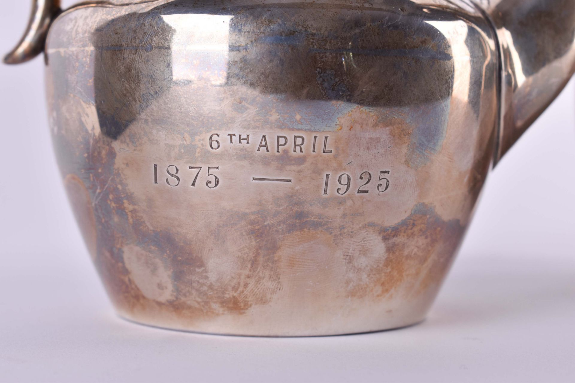 2 Art Deco silver jugs England  - Image 3 of 5