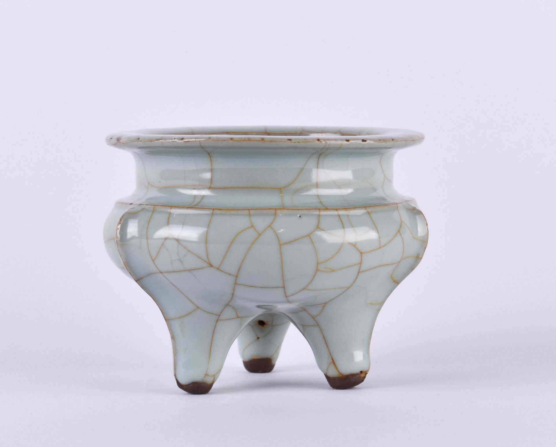 Celadon incense burner China in Song style, 18th/19th century