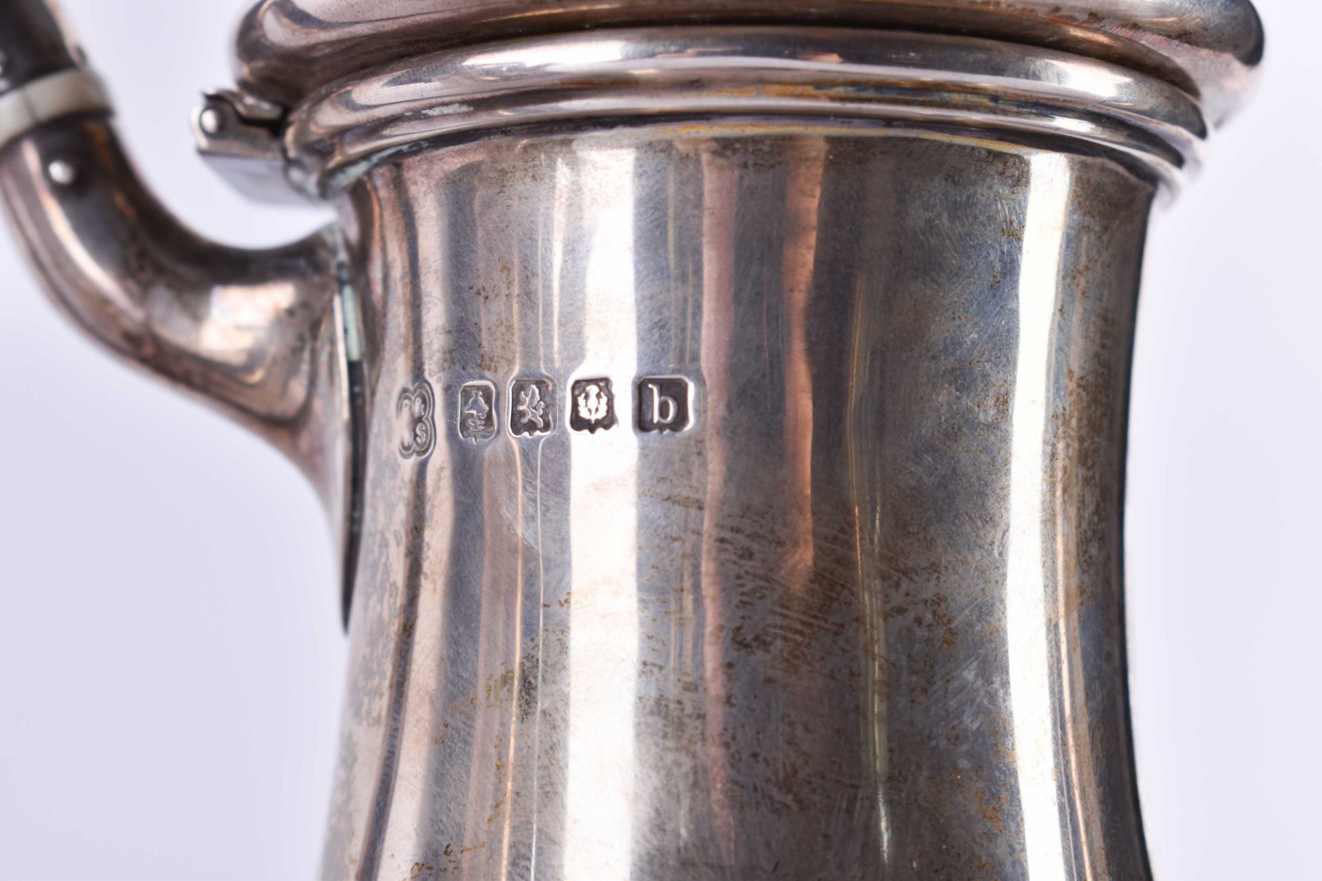 2 Art Deco silver jugs England  - Image 4 of 5