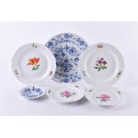 A group of 6 plates Meissen 