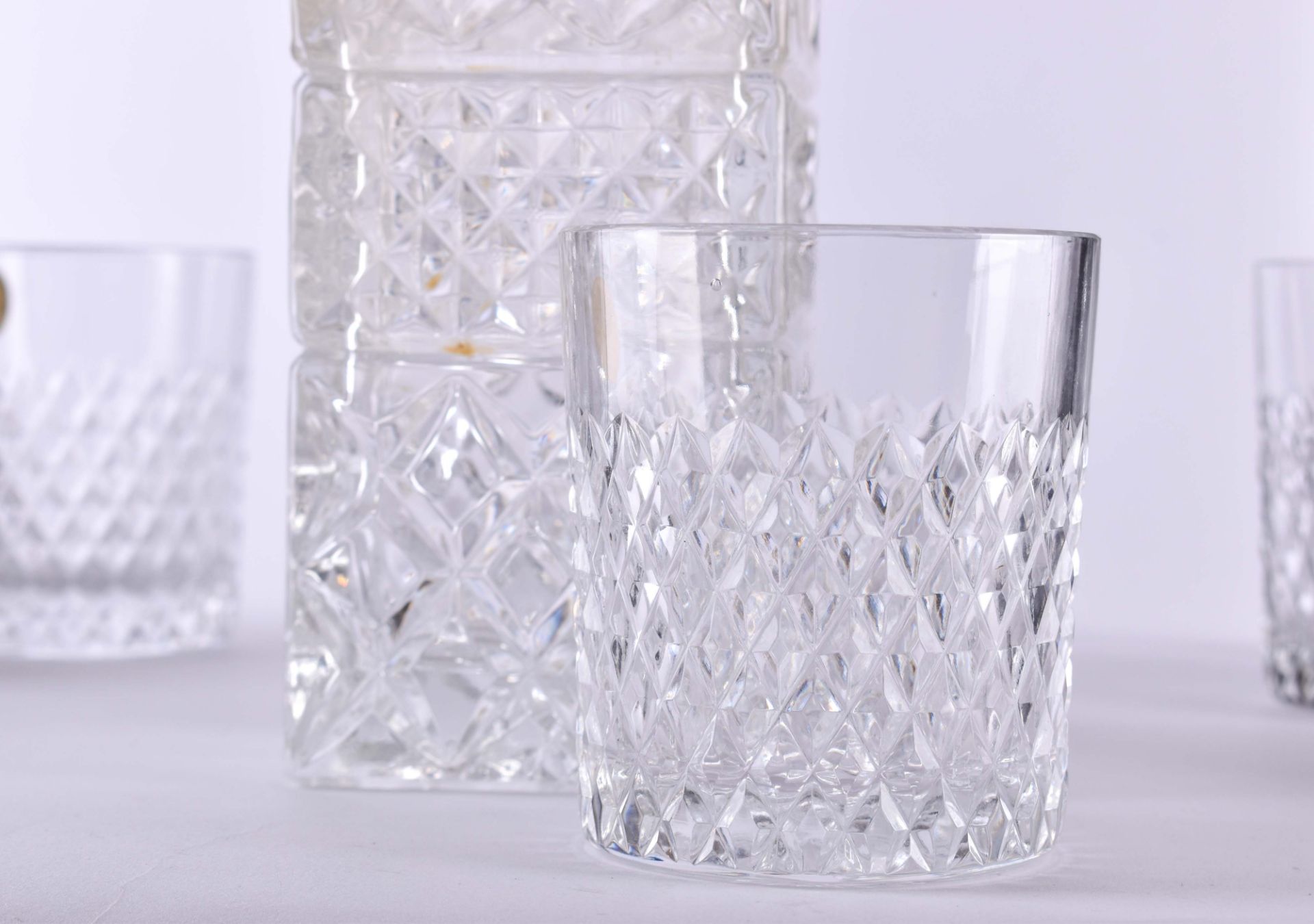 Whiskey carafe with 6 glasses - Image 2 of 5