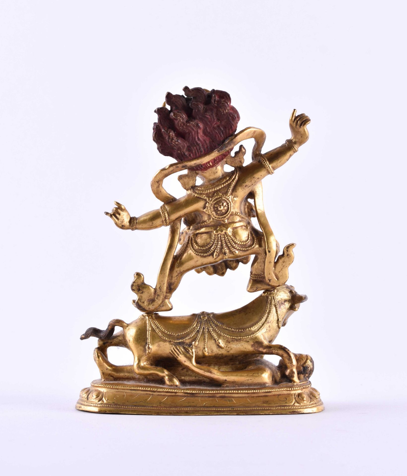 Yama Dharmaraja Sino-Tibetan Qing-period - Image 4 of 5