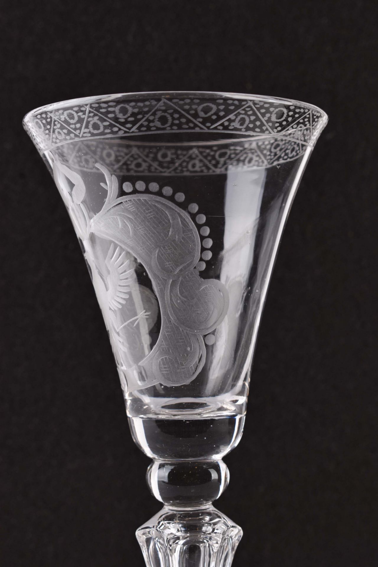 Wine glass 18th/19th century - Image 3 of 3