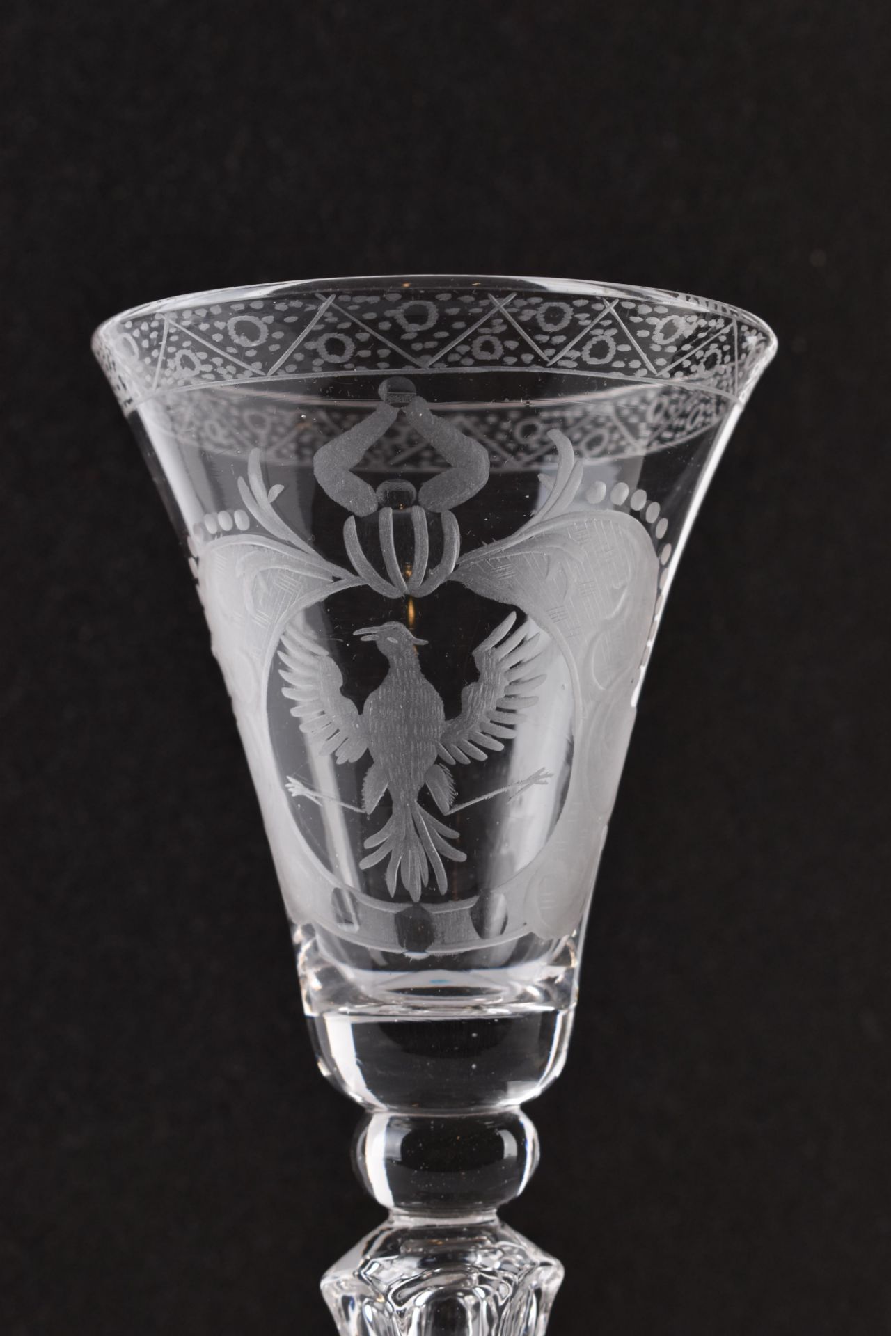 Wine glass 18th/19th century - Image 2 of 3