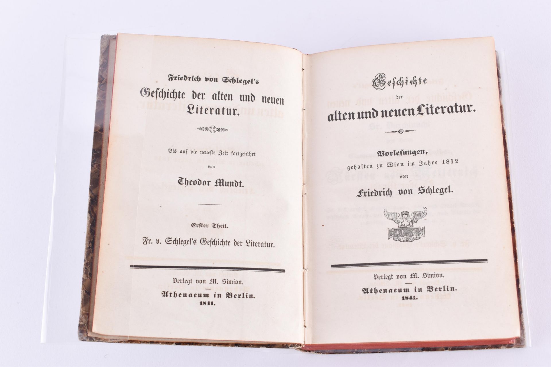 Geschichte der alten und neuen Literatur - Friedrich von Schlegel - Image 4 of 6