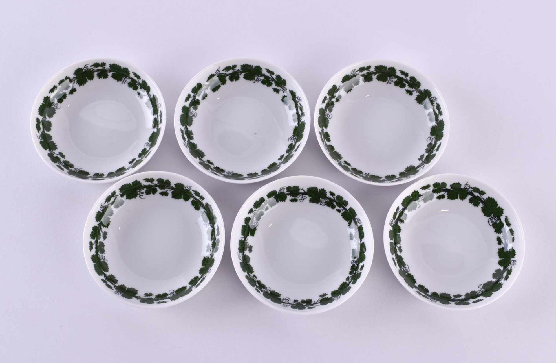 6 small Meissen jam bowls - Image 3 of 4