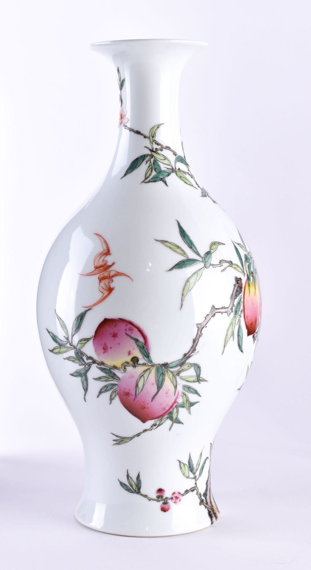 Vase China Qing period - Image 3 of 5