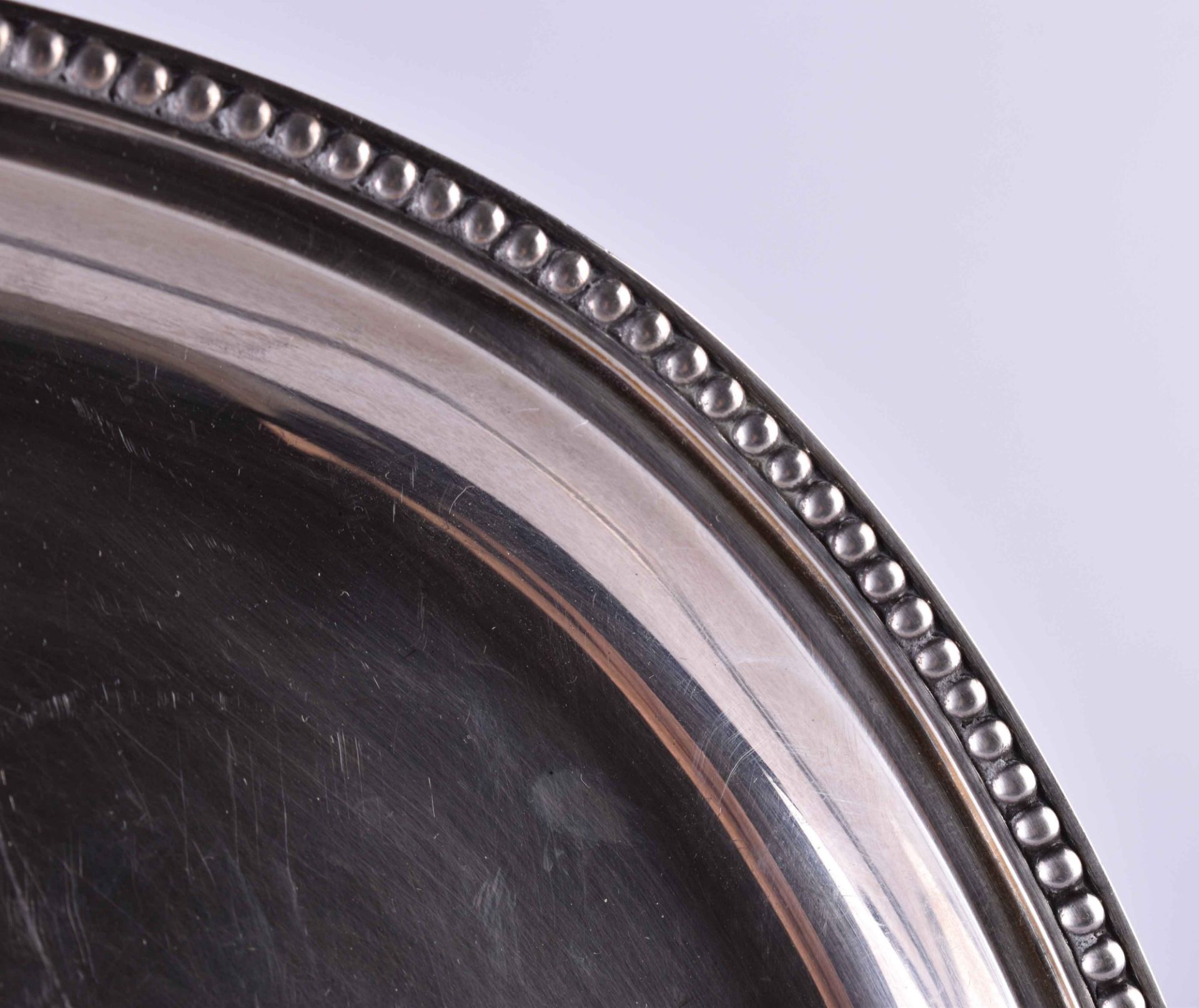 Silver tray 20th century - Image 2 of 3