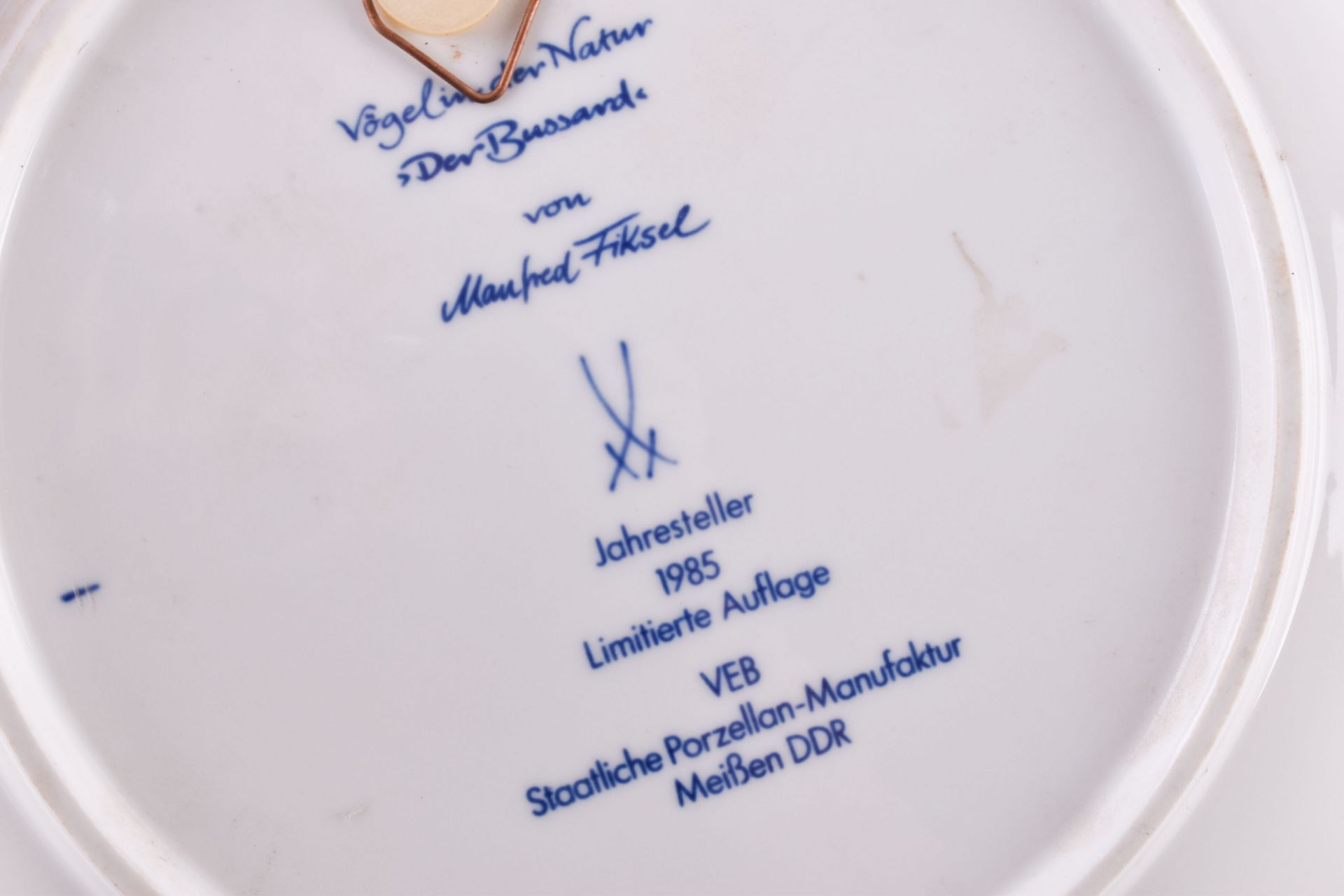 2 wall plates Meissen  - Image 4 of 5