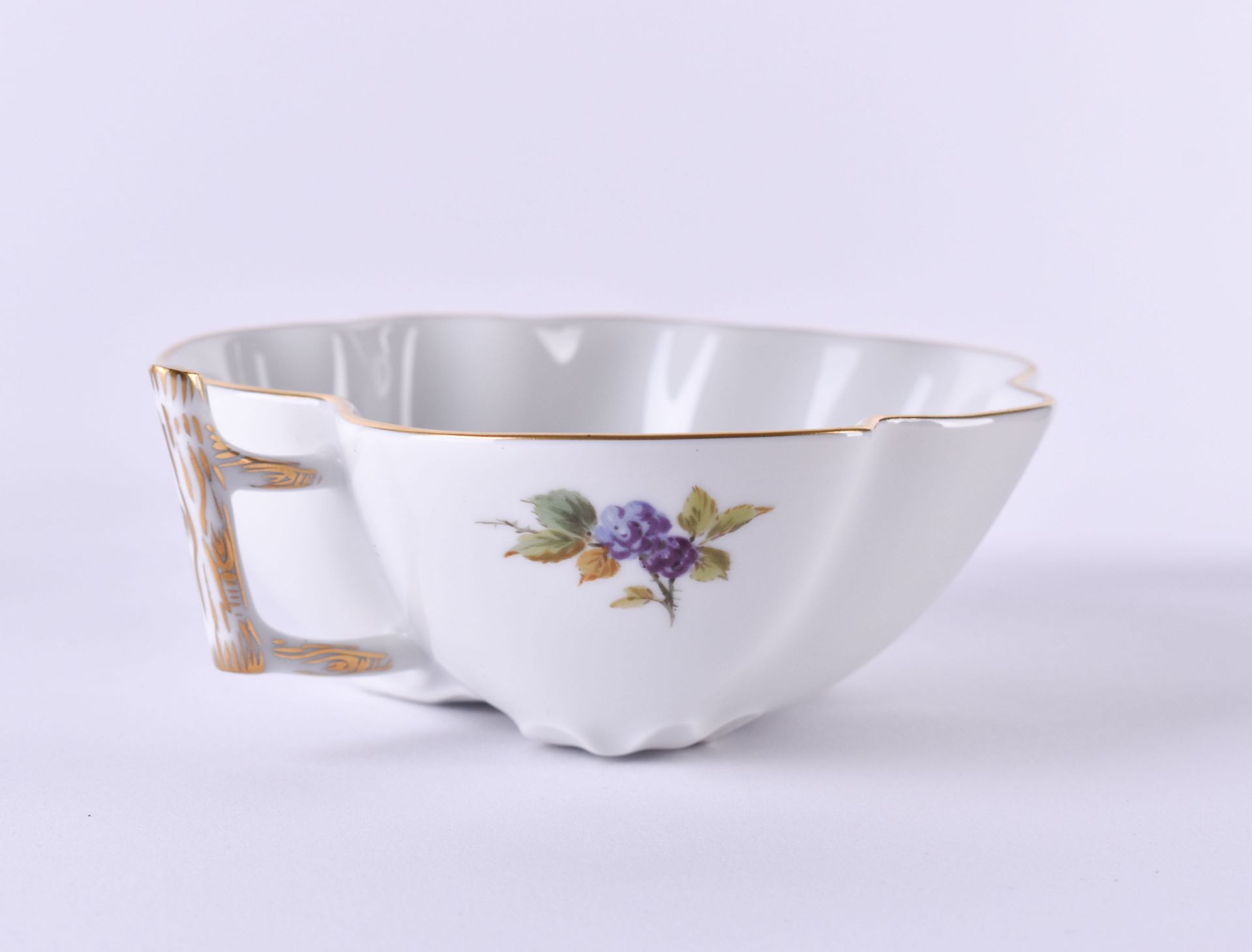 Leaf bowl Meissen - Image 3 of 5