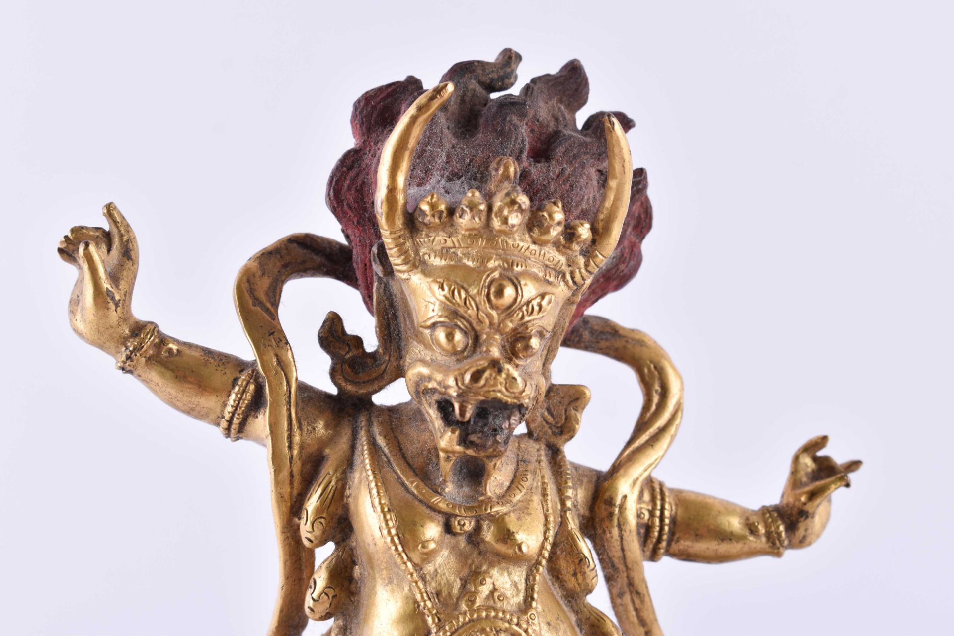 Yama Dharmaraja Sino-Tibetan Qing-period - Image 2 of 5