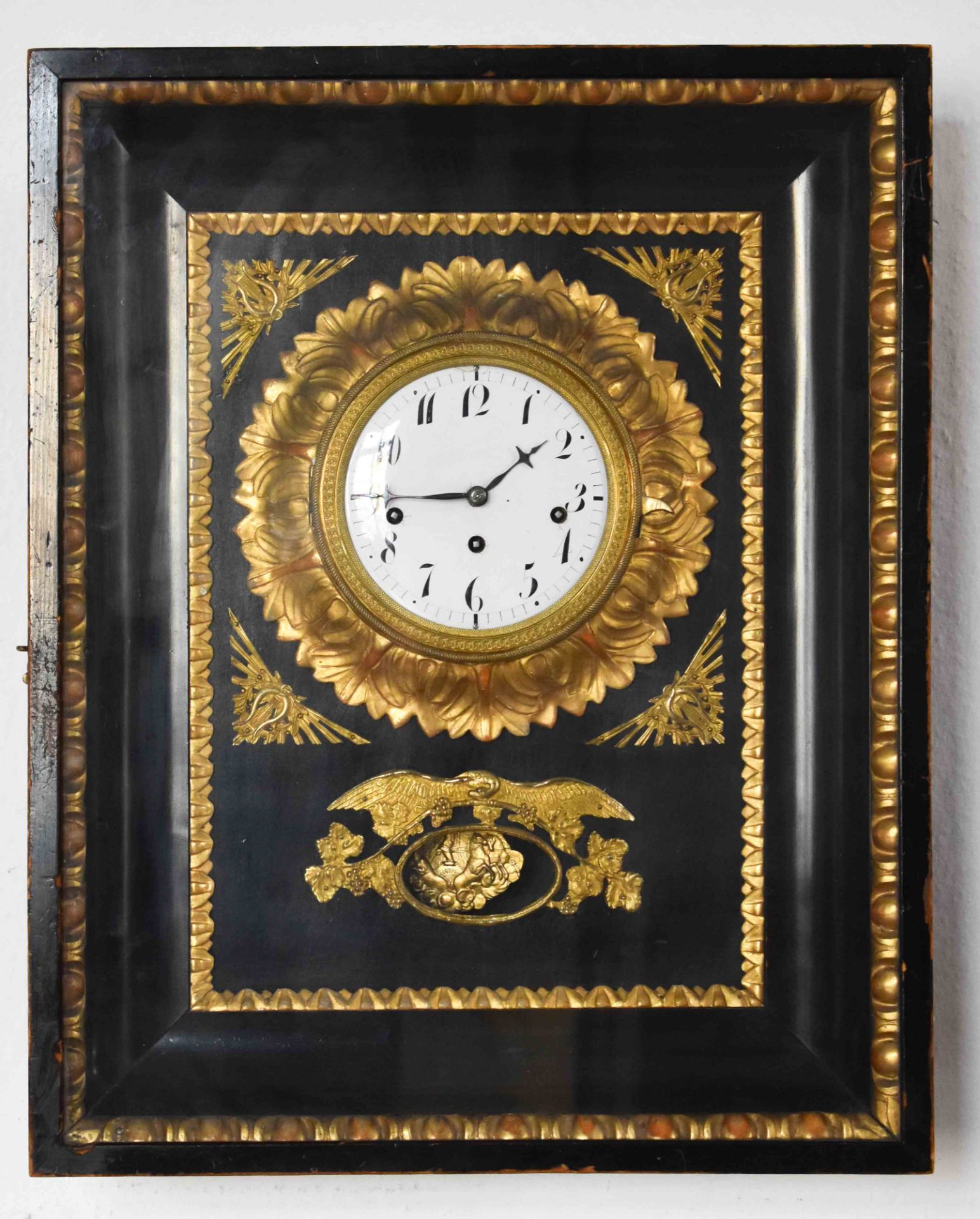 Biedermeier frame clock