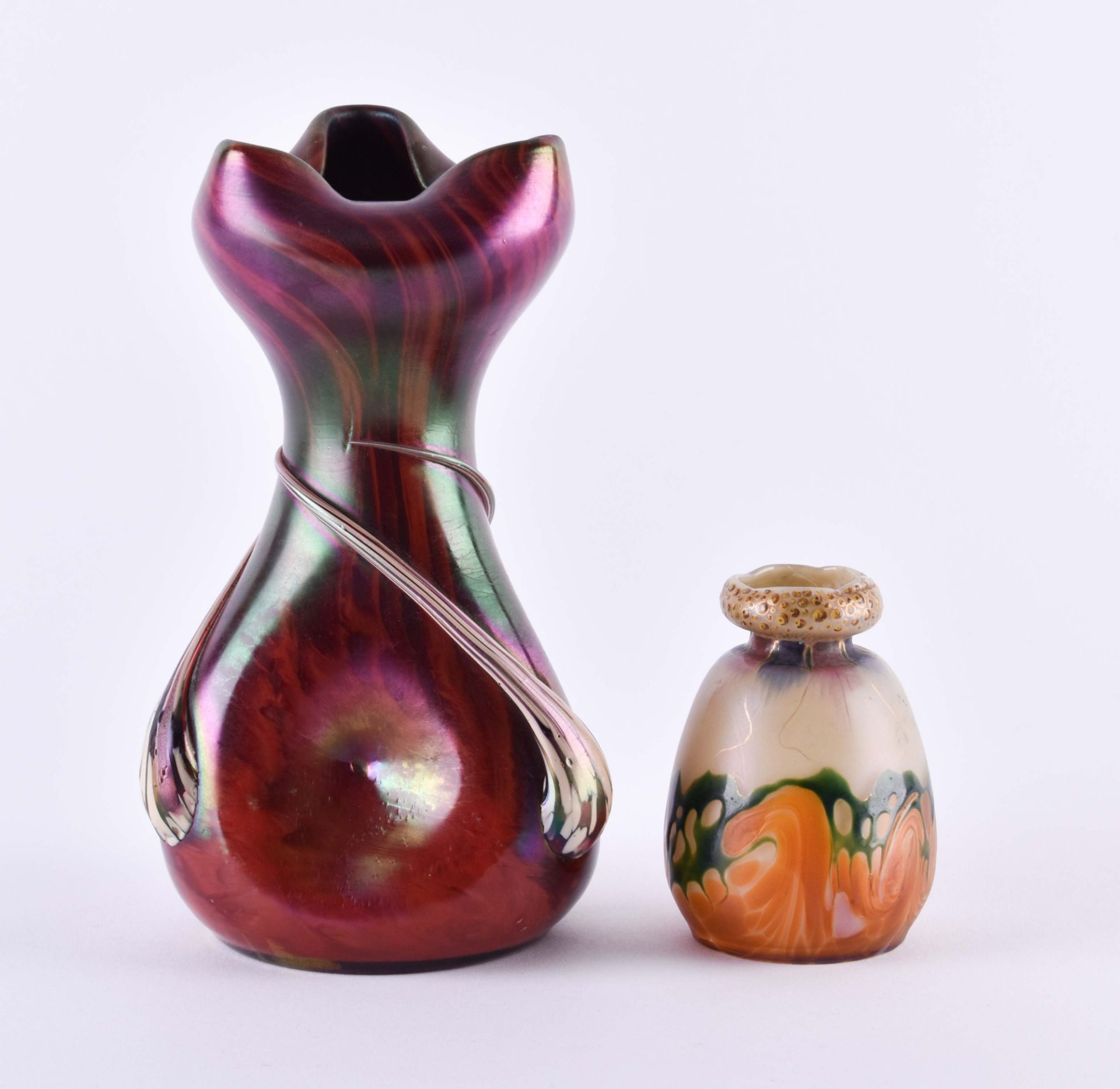 2 Art Nouveau vases