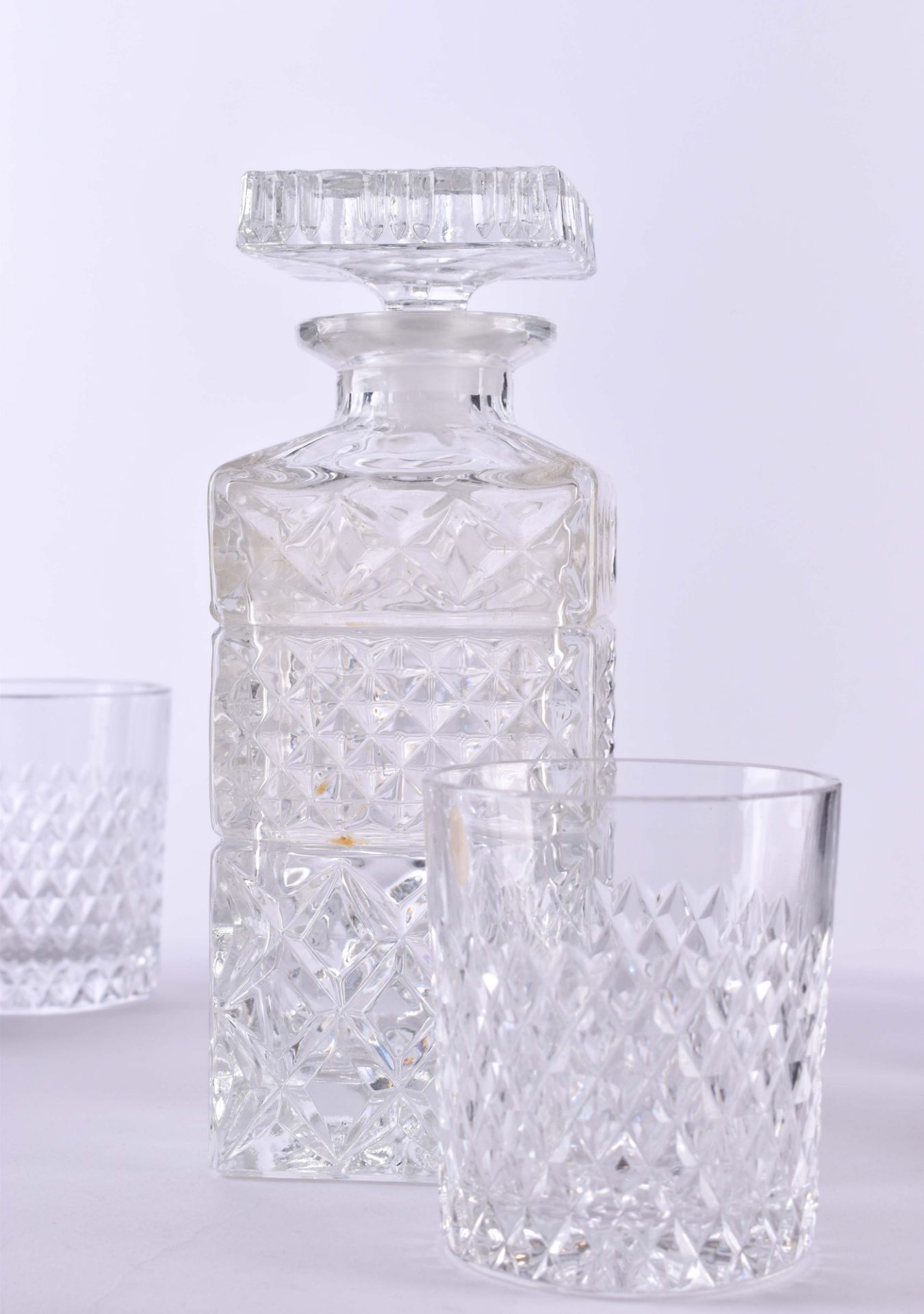 Whiskey carafe with 6 glasses - Image 4 of 5