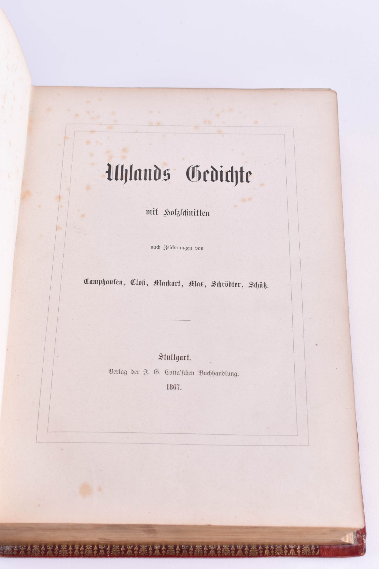 Ludwig Uhland - Uhlands Gedichte - Bild 4 aus 5
