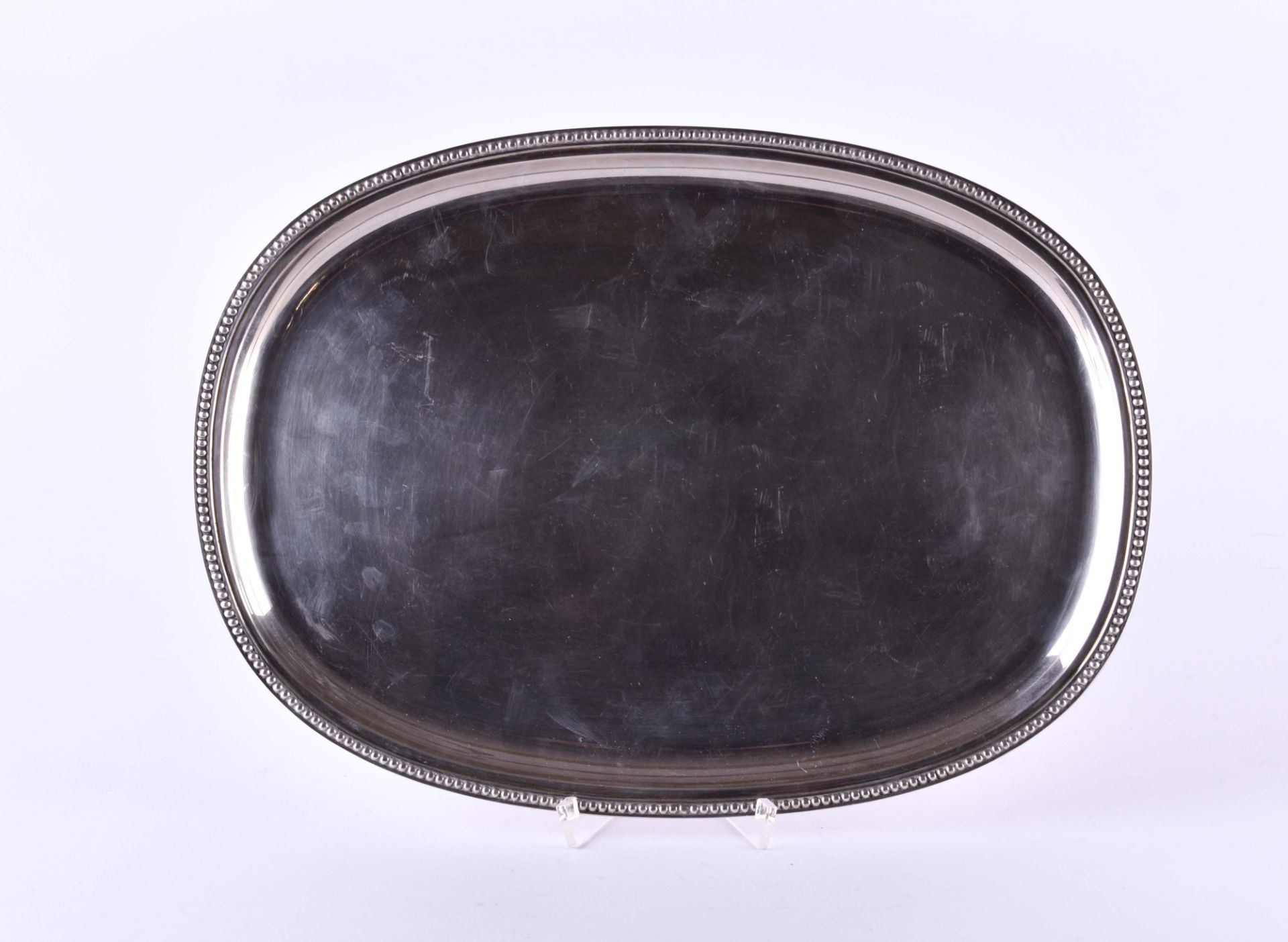 Silver tray 20th century