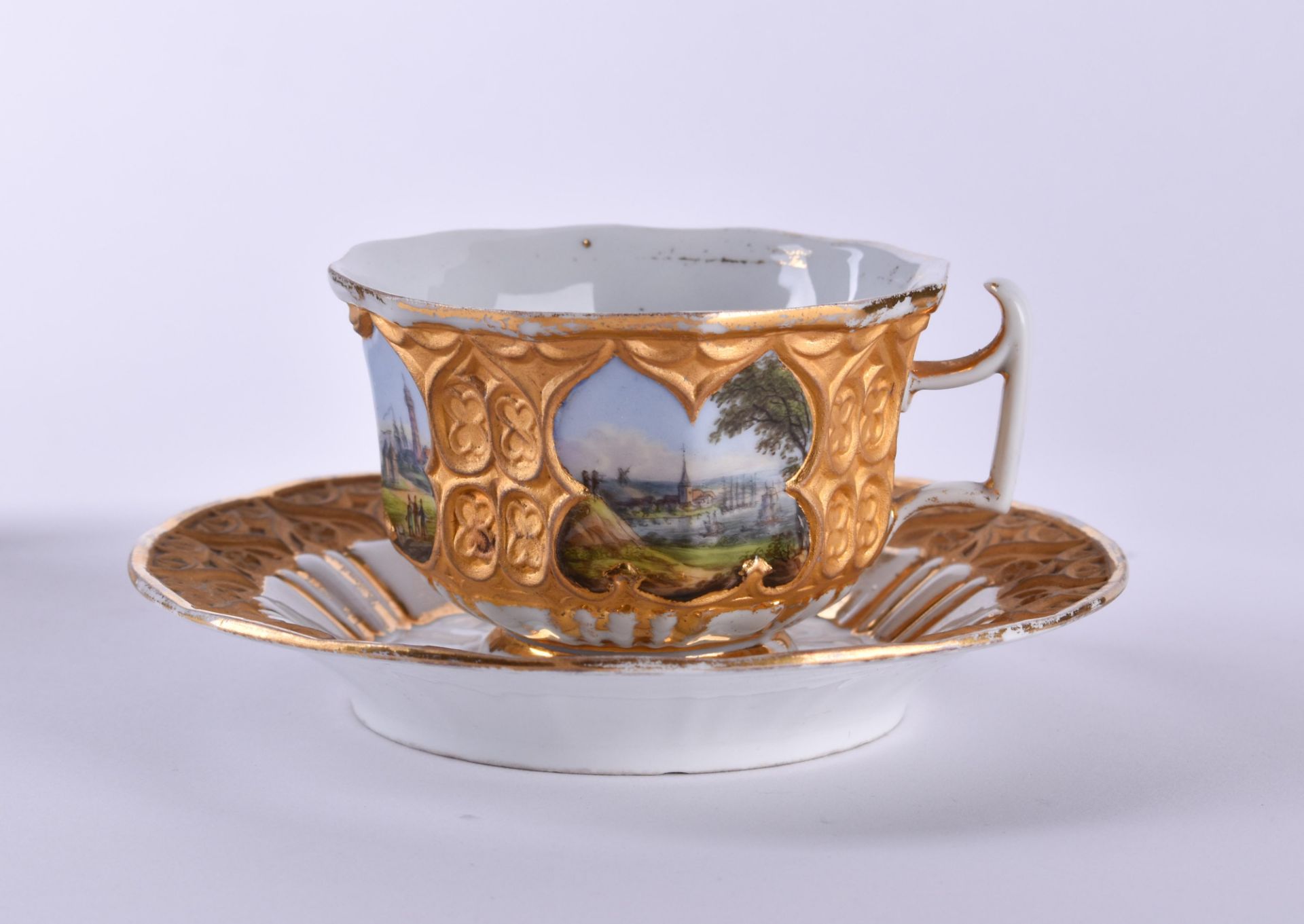 Cup with saucer Meissen early 19th century