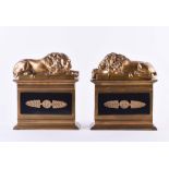 2 bookends 19th century