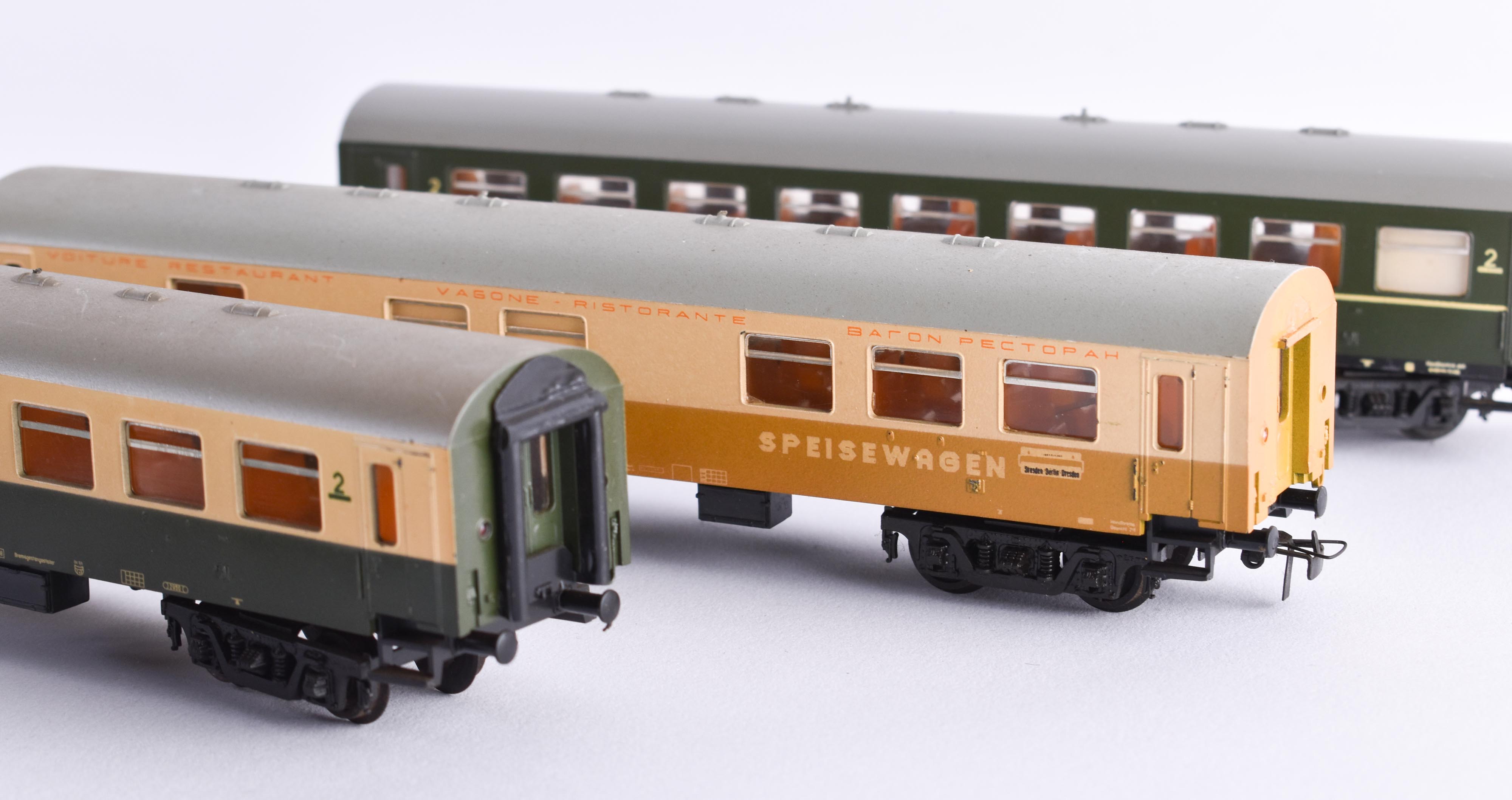 A group of freight wagons/passenger wagons Roco and other manufacturers - Image 3 of 3