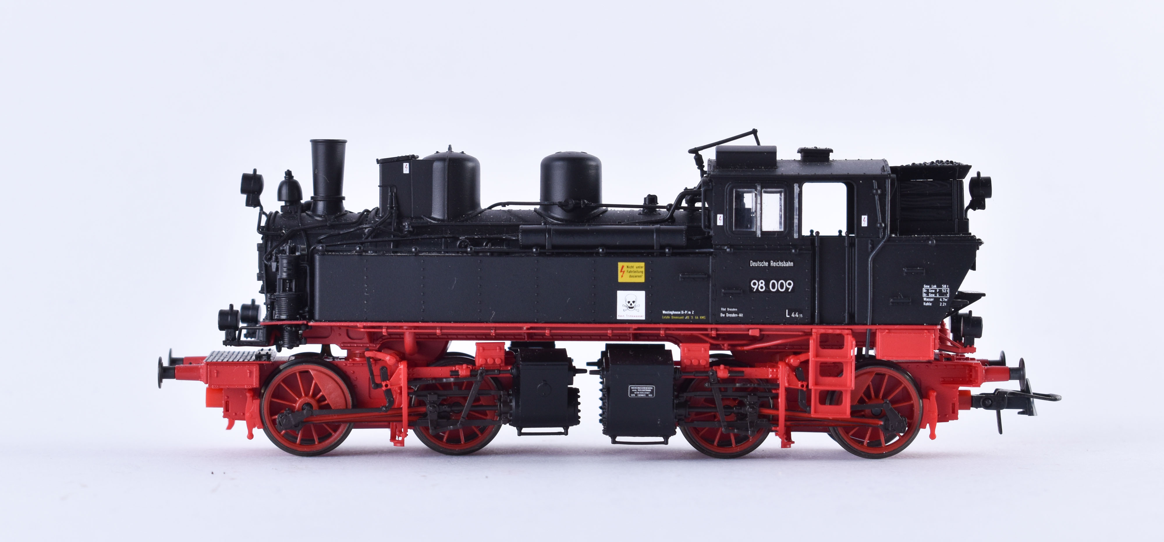 Gützold 53130 AC Steam locomotive BR 98 009 "Kreuzspinne" DR - Image 2 of 3