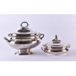 two lidded tureens, around 1900, probably England