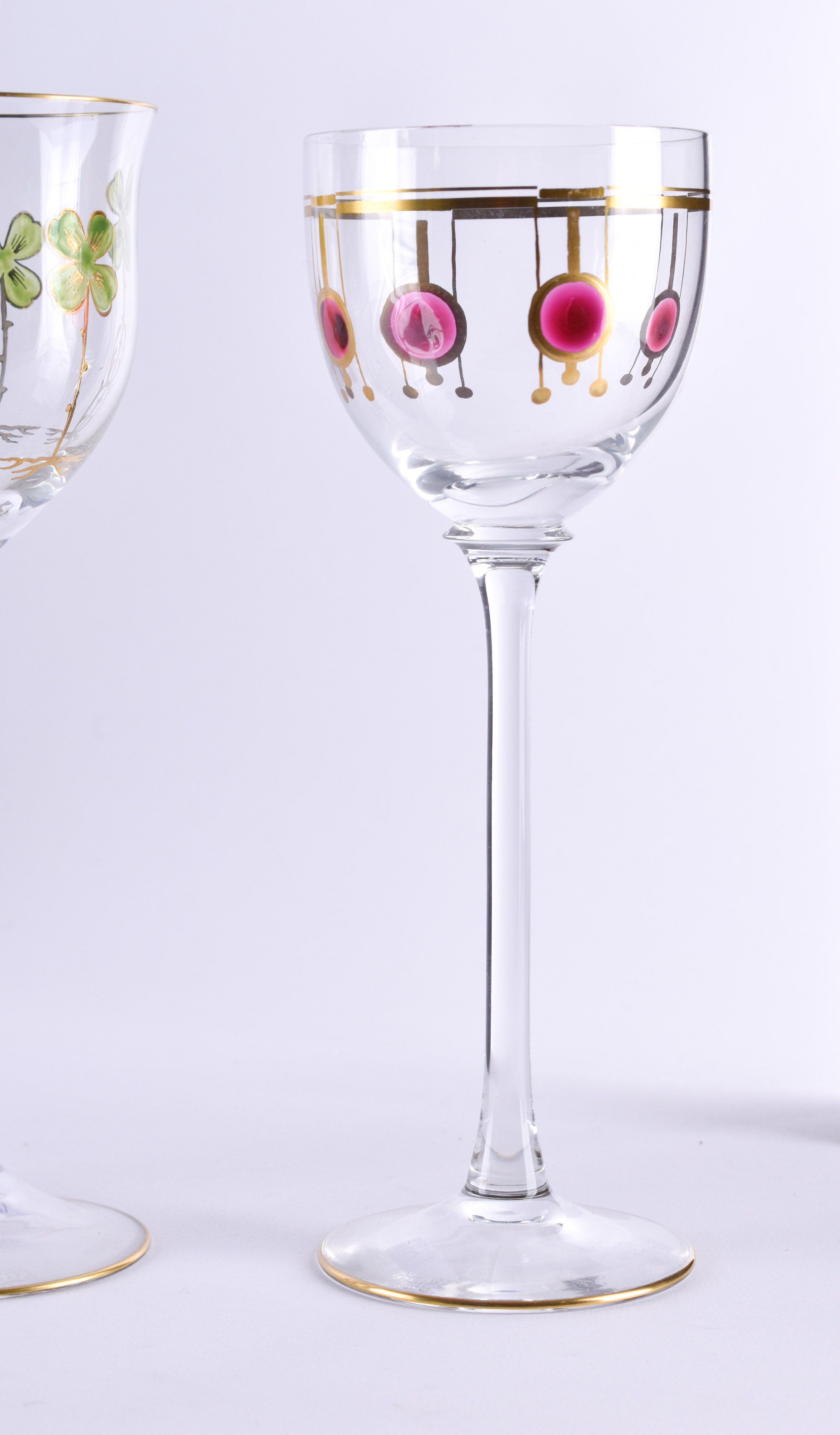 4 Theresienthal wine glasses - Image 4 of 4