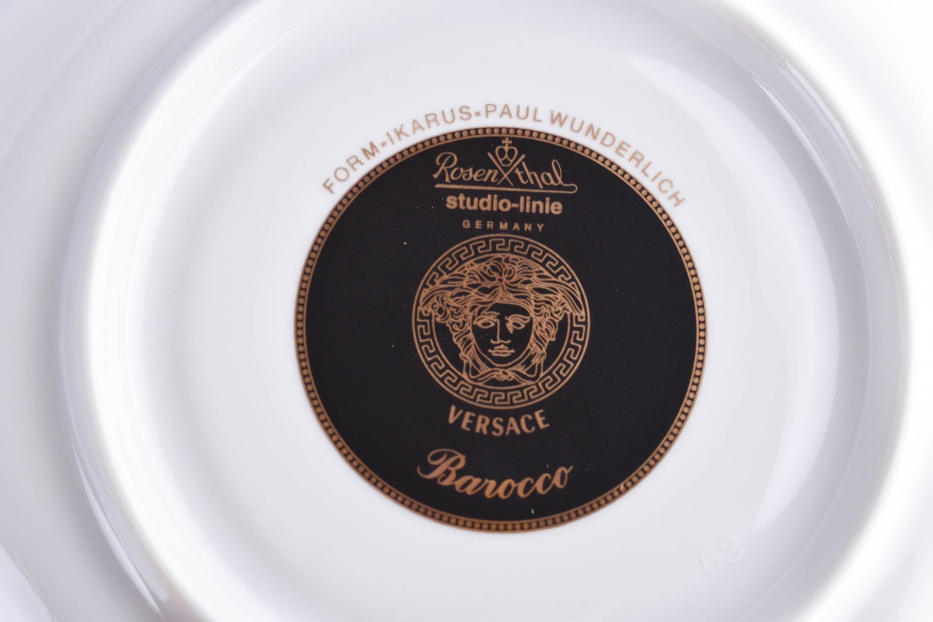 Teegedeck/ Kaffeegedeck Rosenthal Versace Barocco Medusa - Bild 3 aus 3