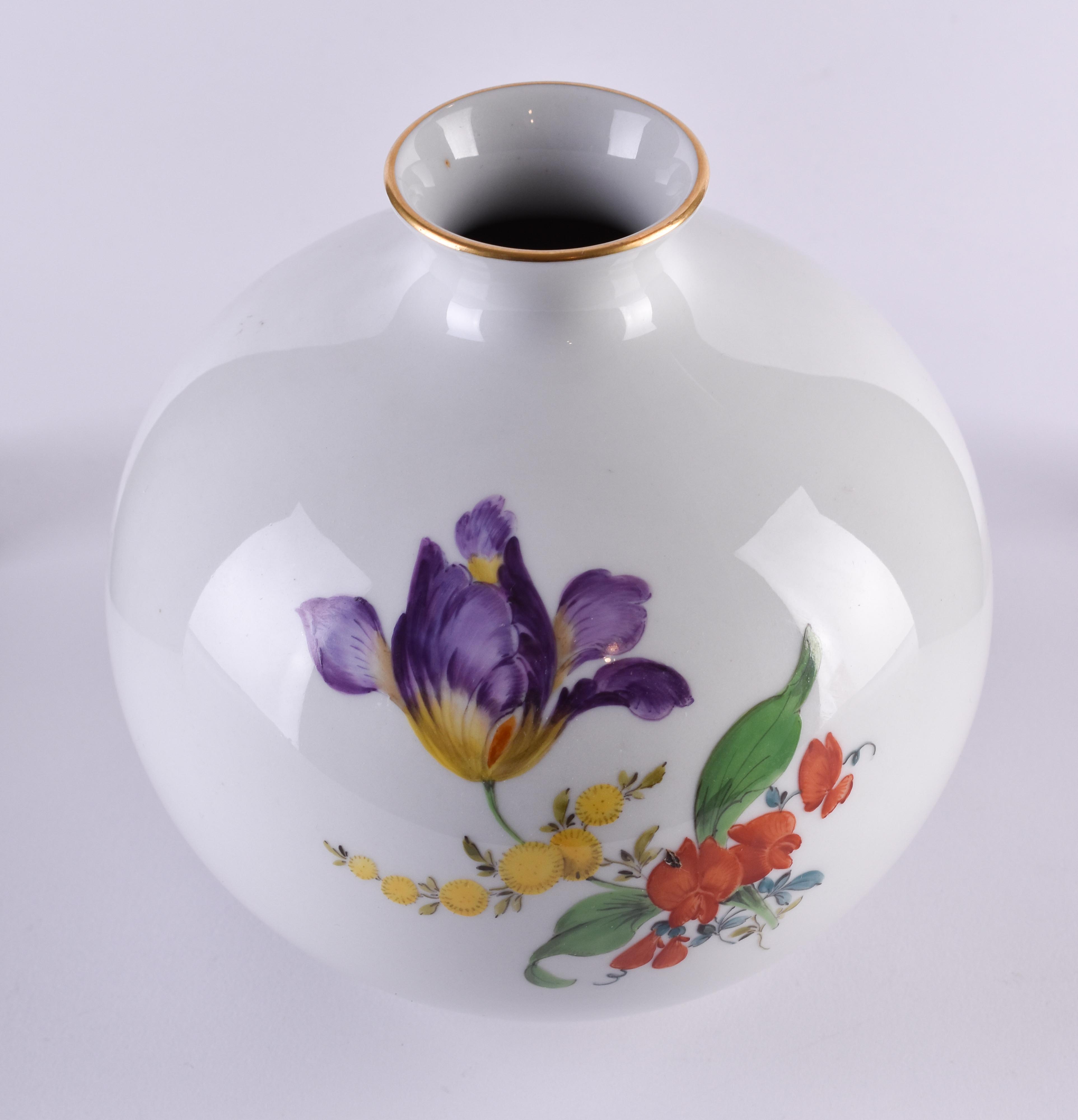 spherical vase Meissen - Image 2 of 5