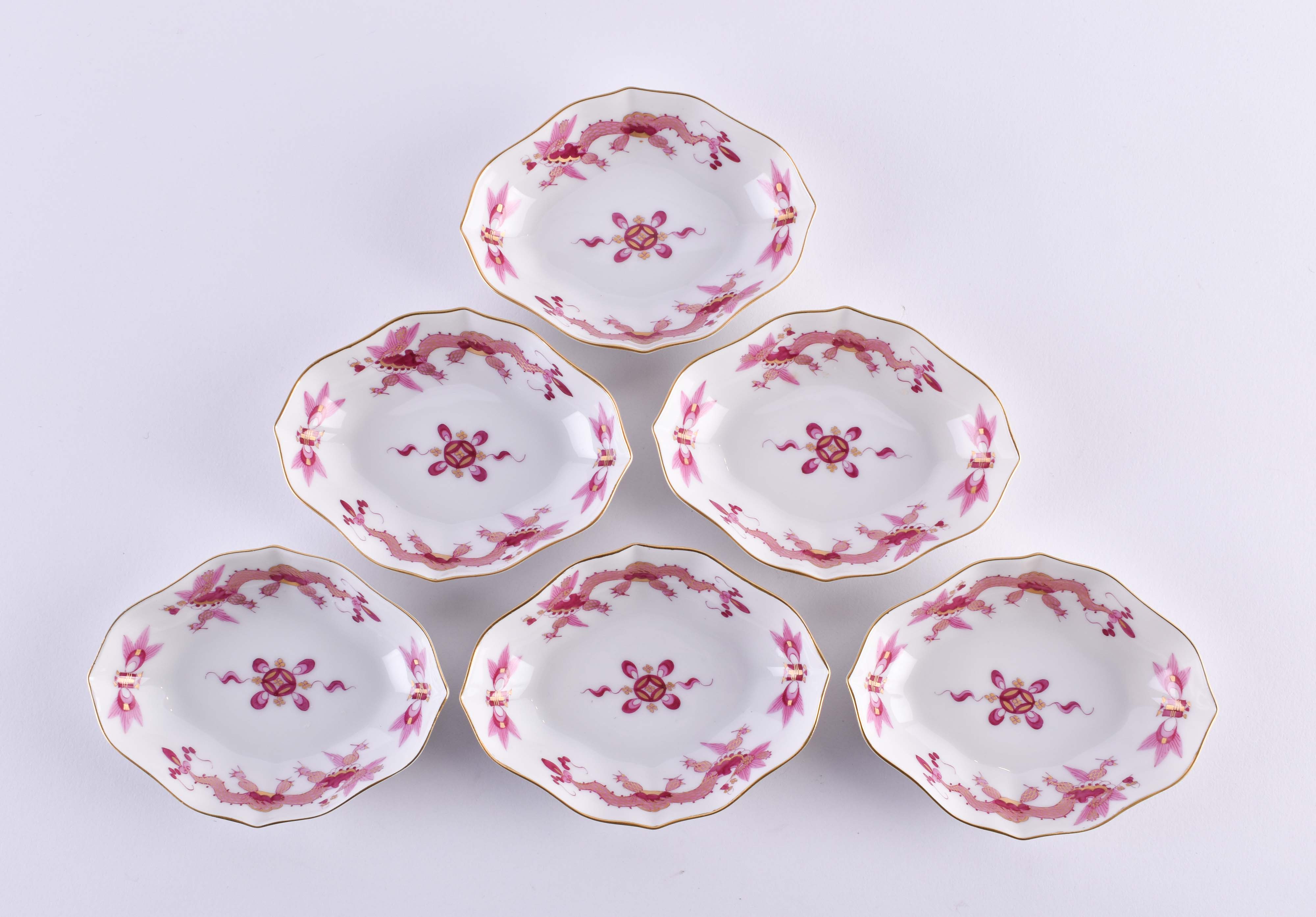 6 bowls Meissen 