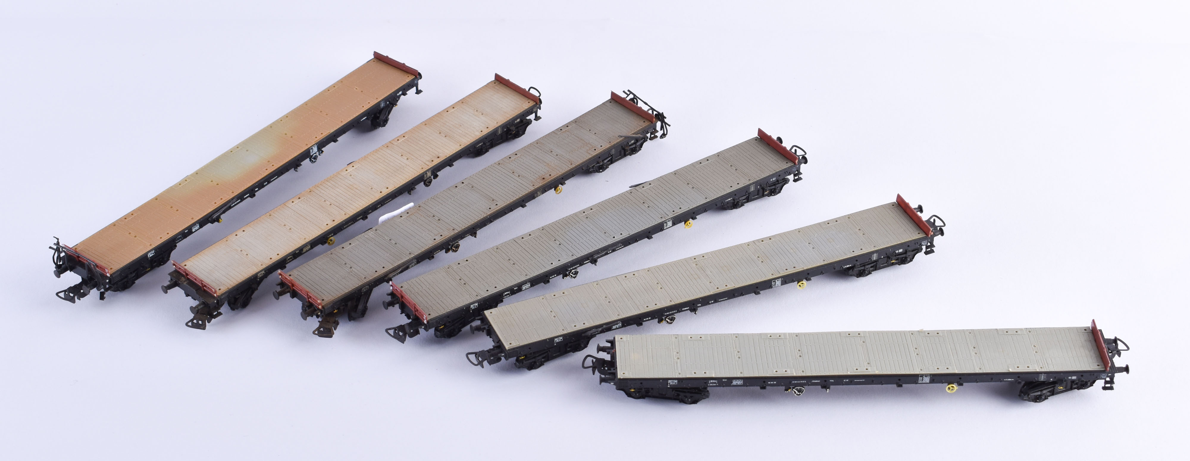 6 Piko flat wagons/freight wagons - Image 2 of 2