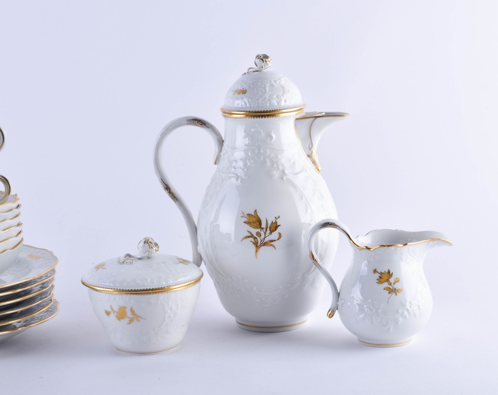 Coffee service for 6 persons Neumarseille Meissen - Image 2 of 4
