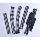 A group of model railway accessories