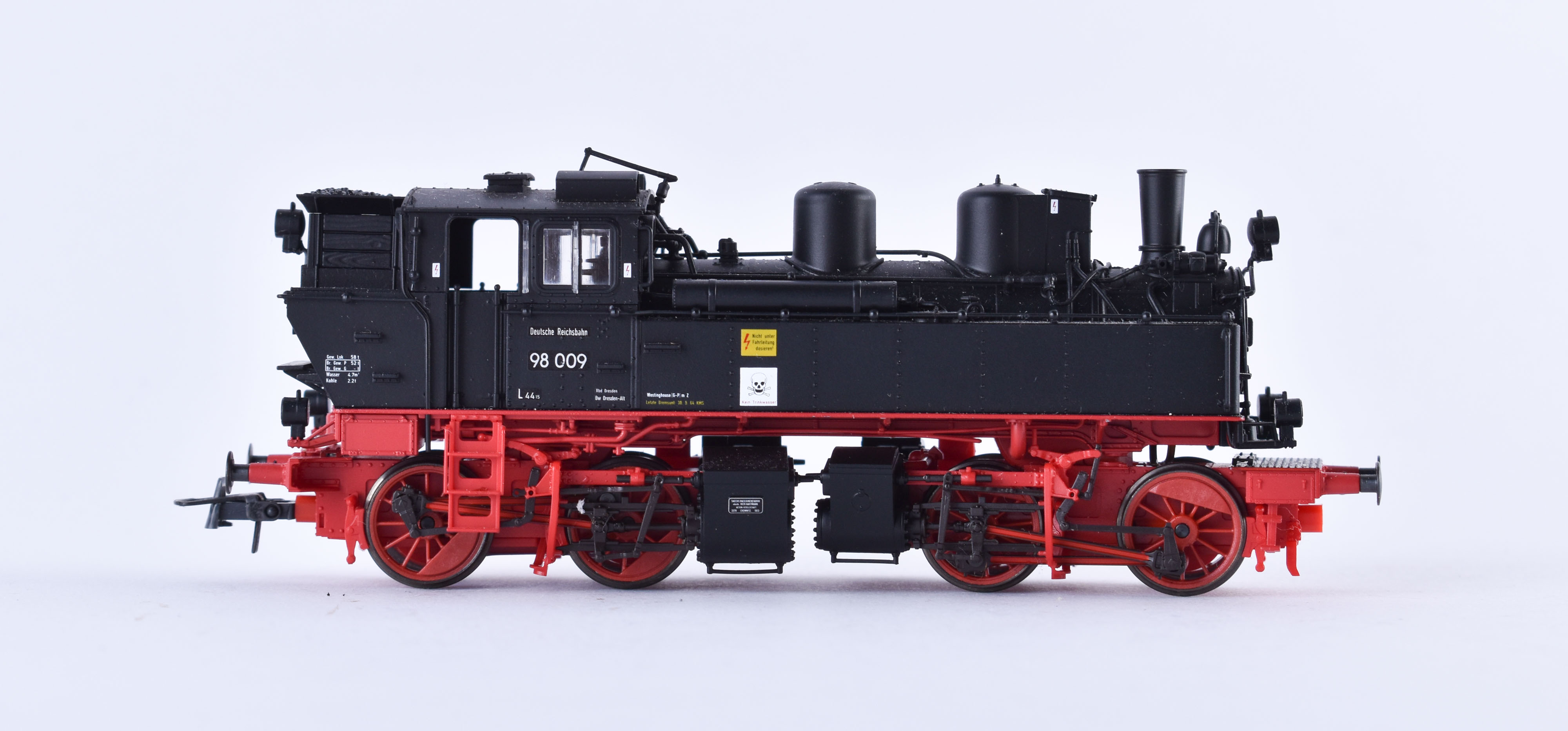 Gützold 53130 AC Steam locomotive BR 98 009 "Kreuzspinne" DR