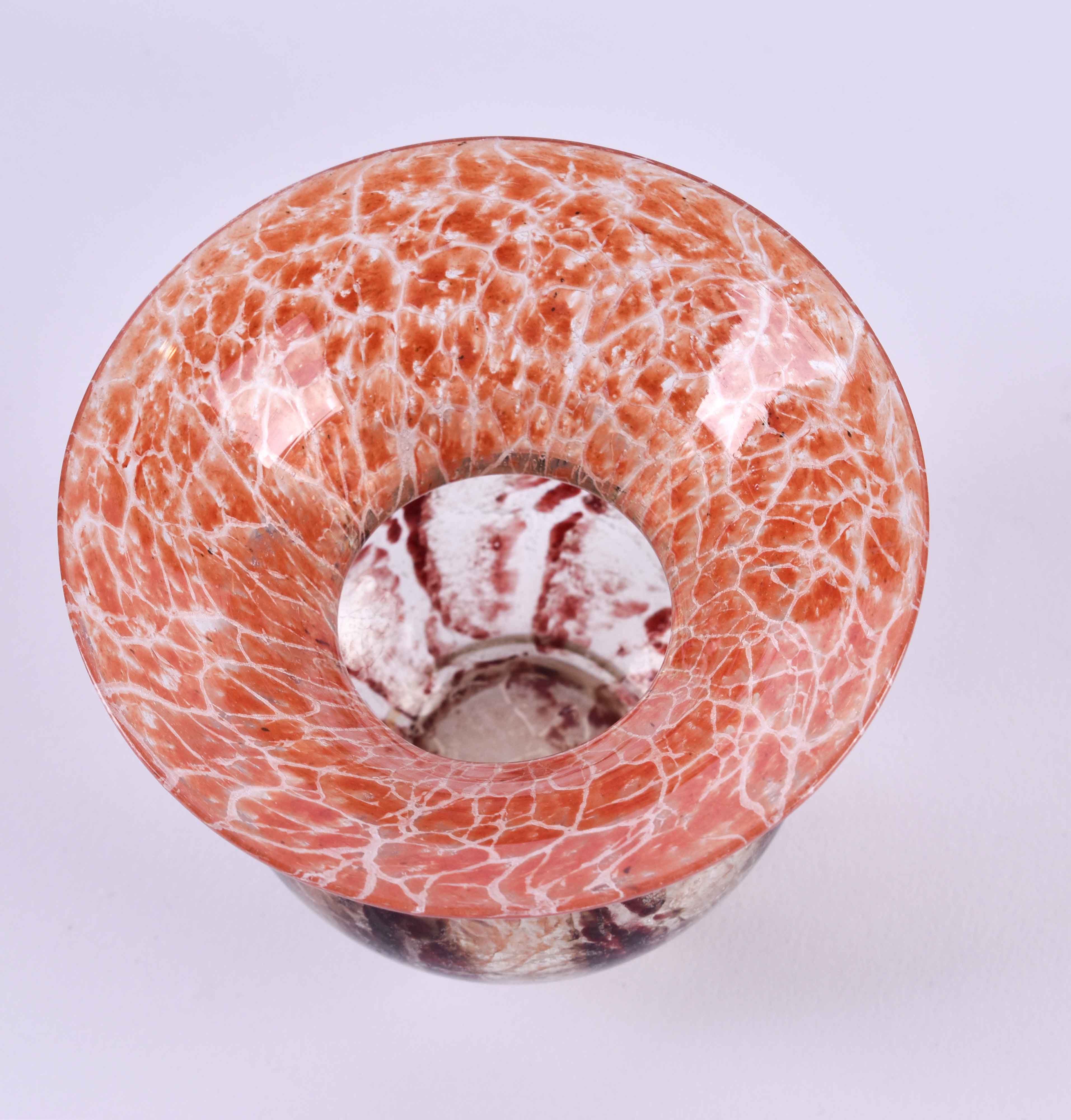 Ikora glass vase by Karl Wiedmann for WMF, 1930s - Image 2 of 2