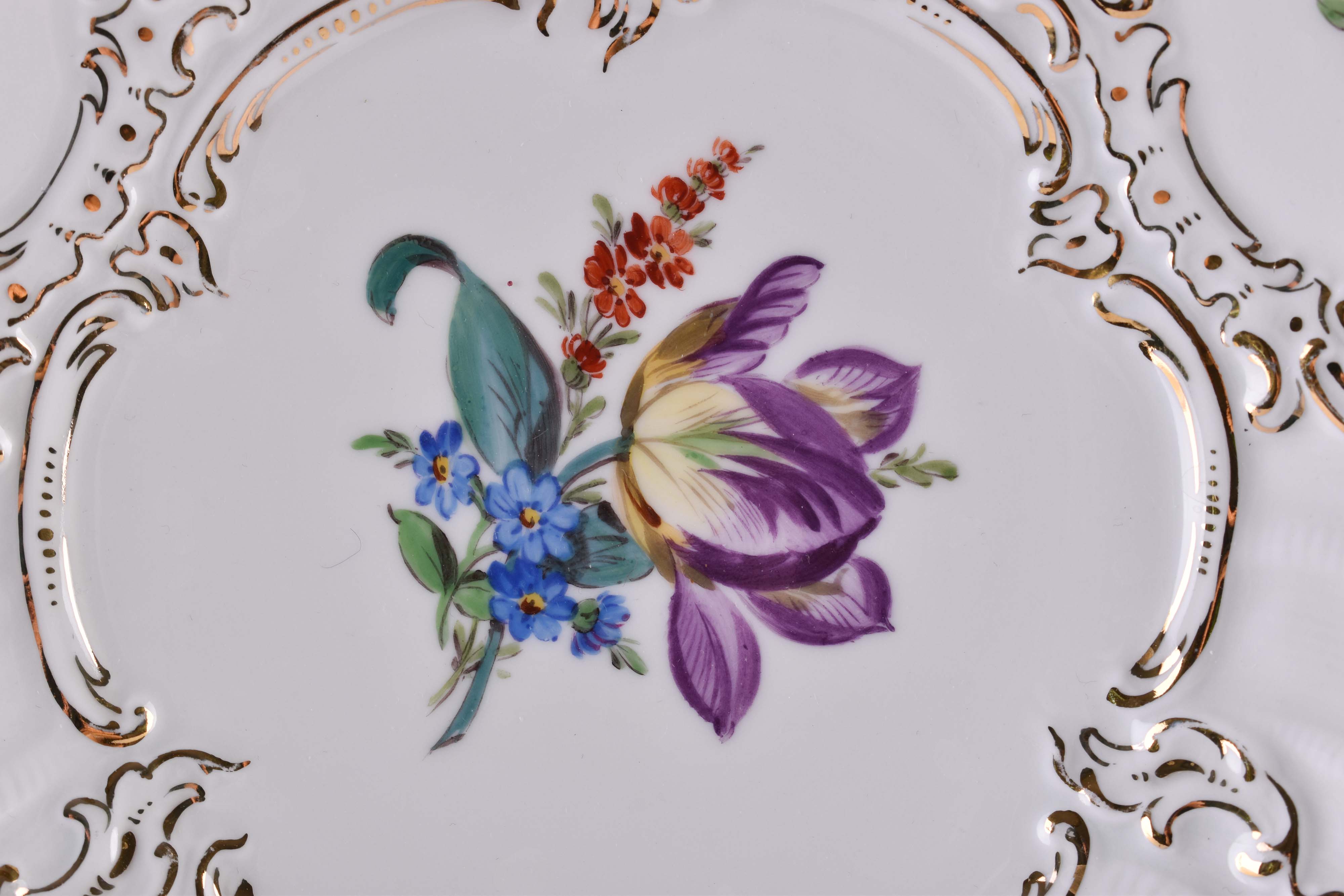 Pomp plate Meissen  - Image 2 of 4