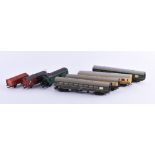 A group of freight wagons/passenger wagons Roco and other manufacturers