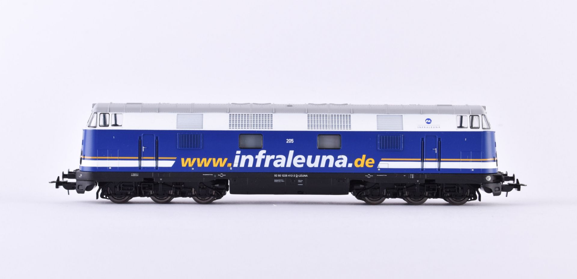 Diesel locomotive 1228 412-3 Infraleuna DR, Piko - Image 2 of 3