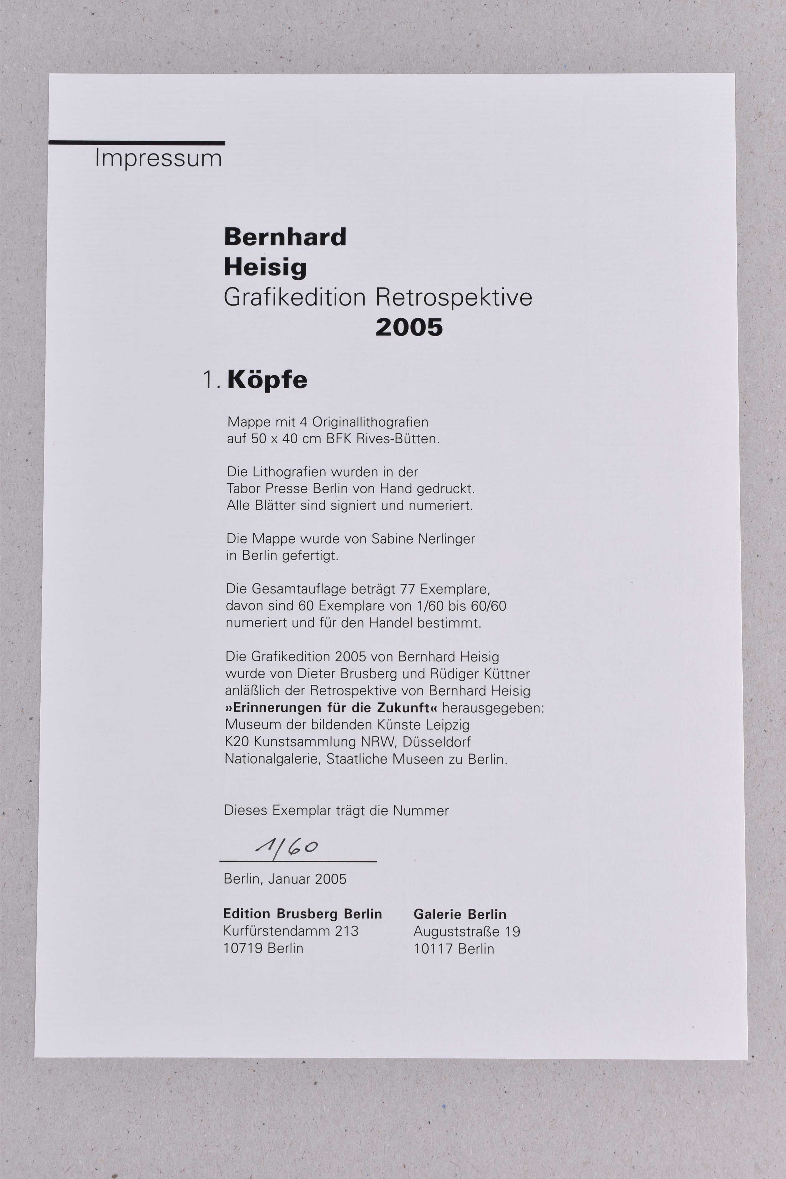 Bernhard HEISIG (1925-2011) - Image 2 of 6