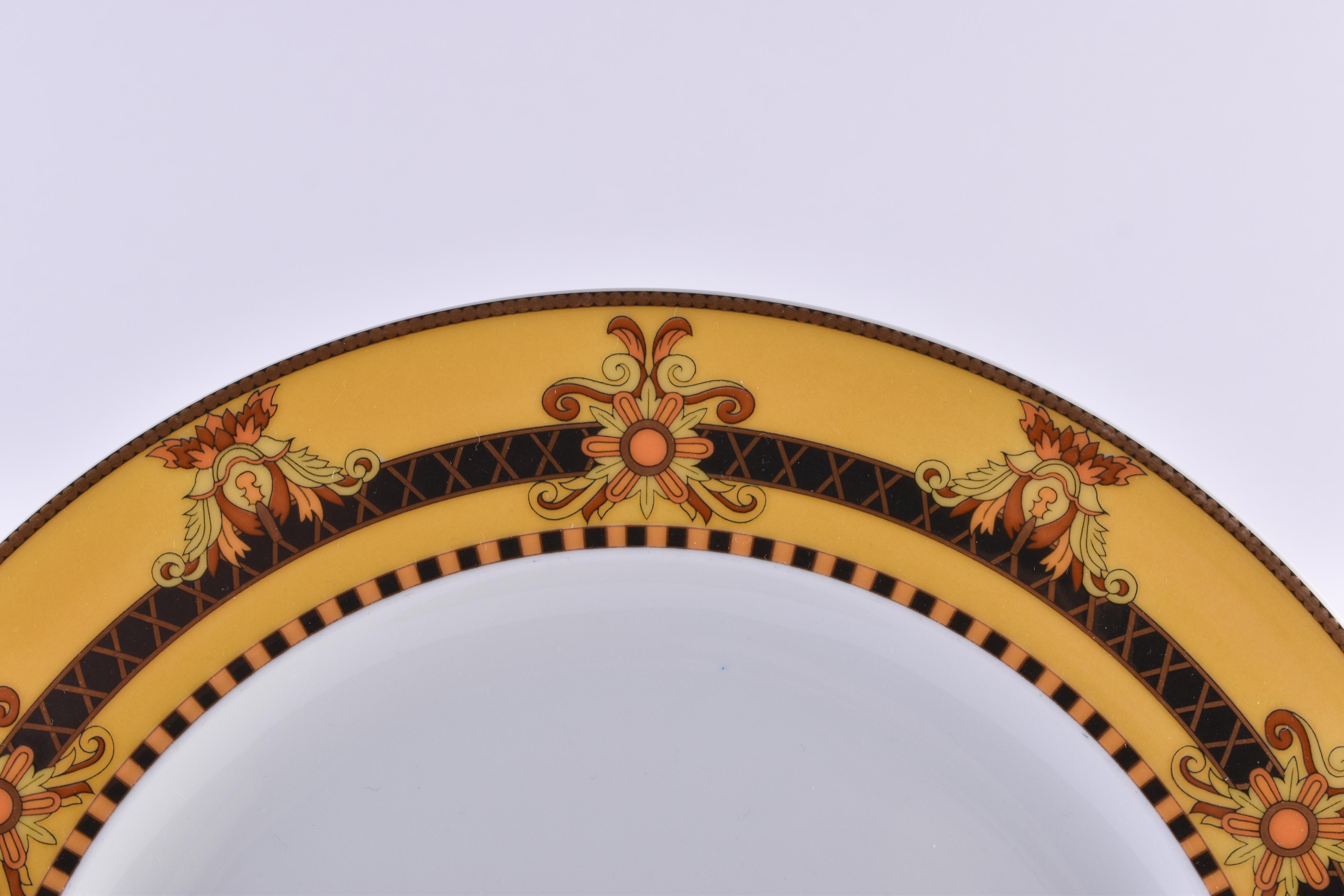 6 dinner plates Rosenthal Versace Barocco  - Image 2 of 3