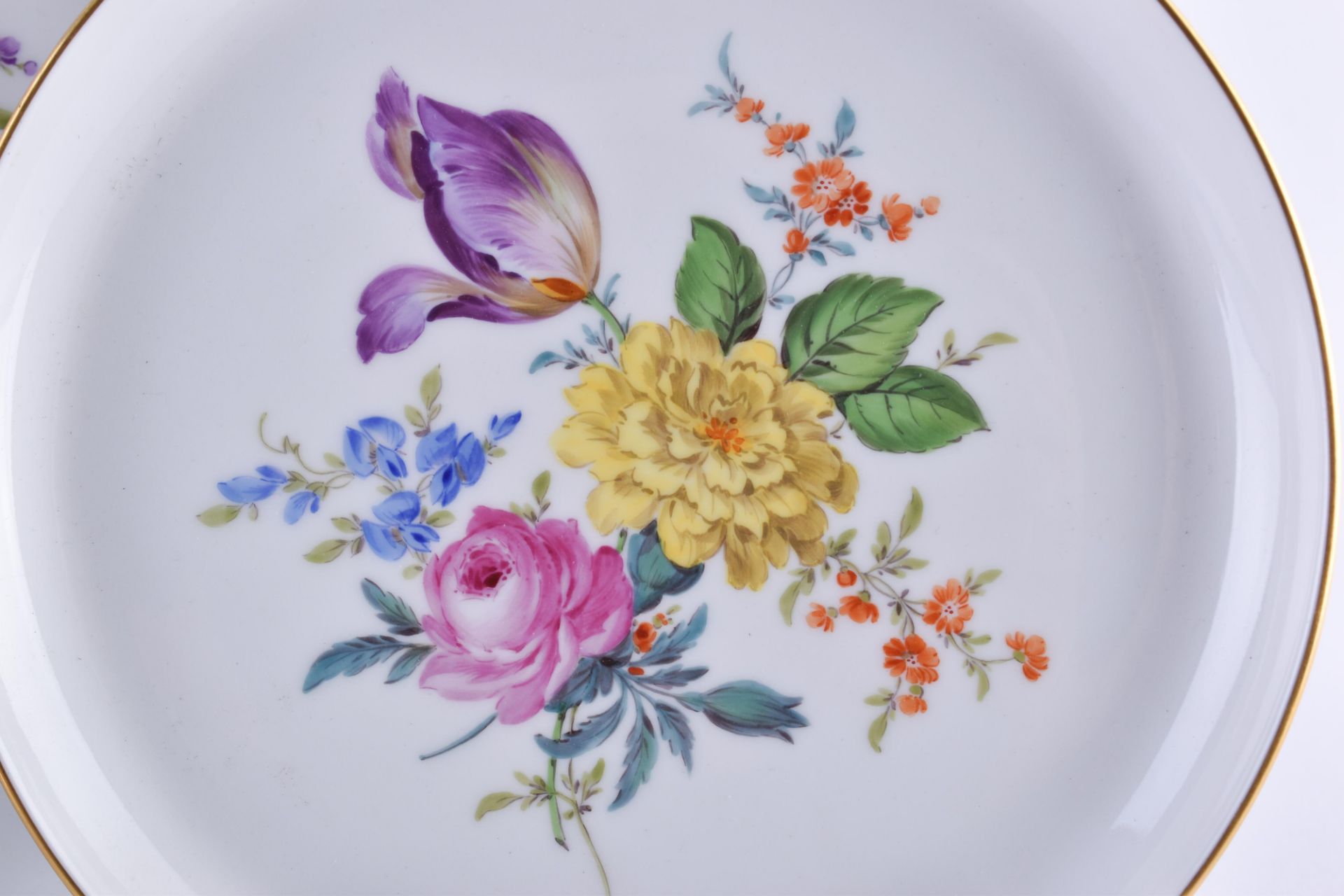 3 Meissen wall plates - Image 2 of 3