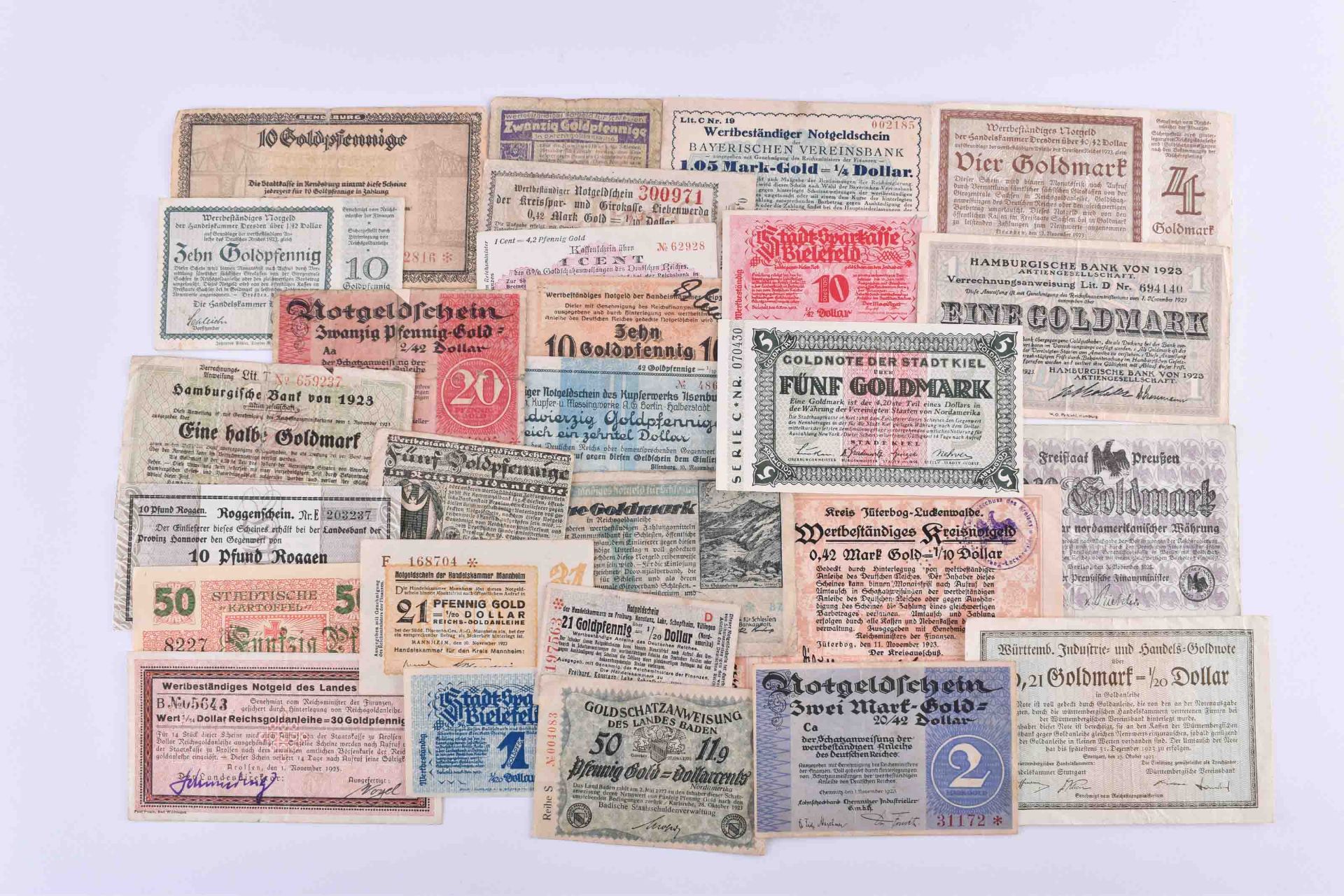 Collection of stable emergency money
