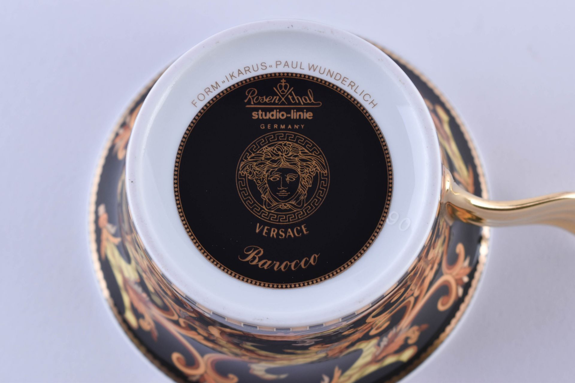 Teegedeck/ Kaffeegedeck Rosenthal Versace Barocco Medusa - Bild 6 aus 6