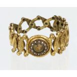 antikes Scheren Armband mit Portrait