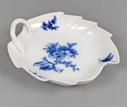 Meissen Blattschale *Blaue Blume* 19. Jhd.